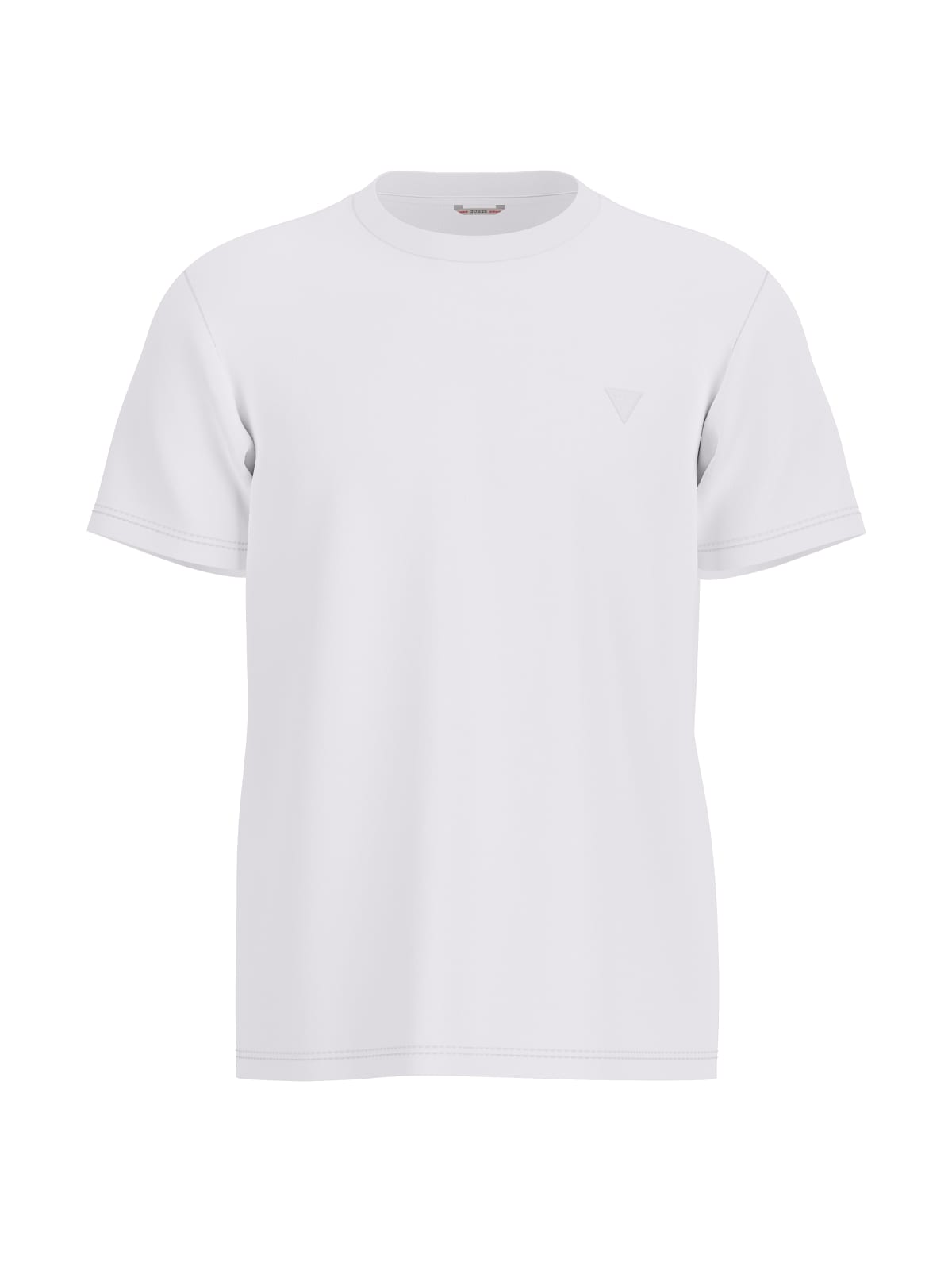 Patch T-shirt with round neckline