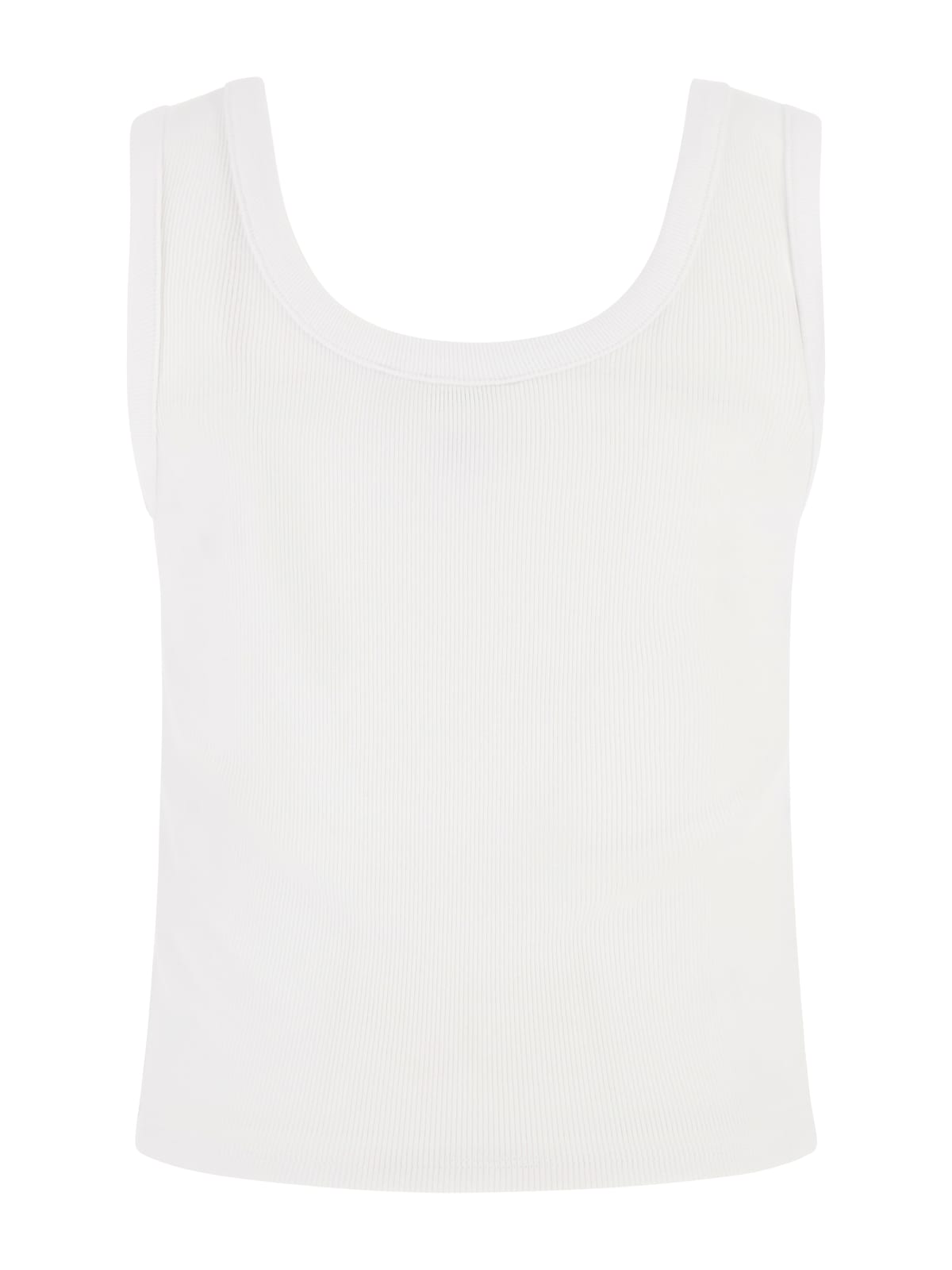 Triangle Bling Ribbed Tank Top