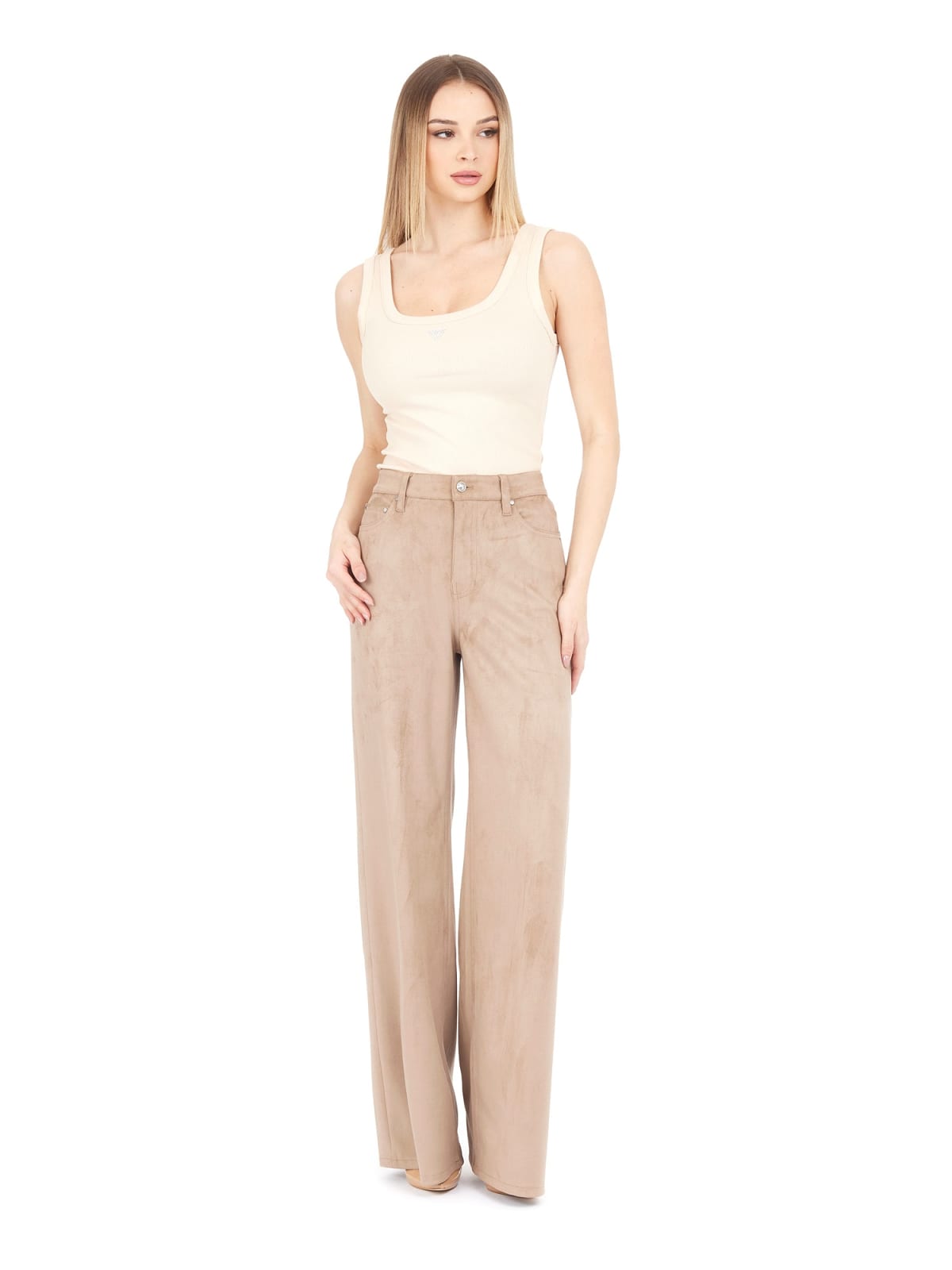 Triangle Bling Ribbed Tank Top