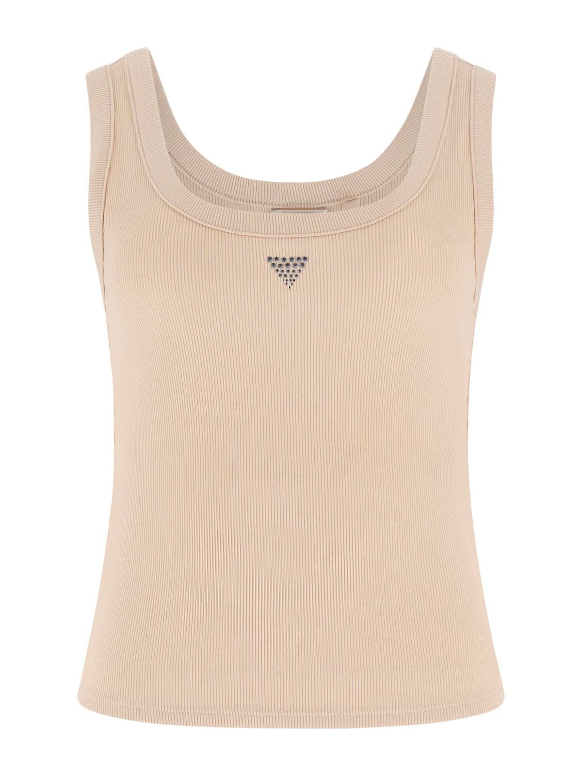 Triangle Bling Ribbed Tank Top