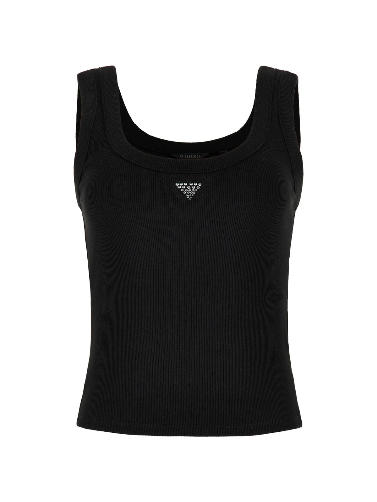 Triangle Bling Ribbed Tank Top