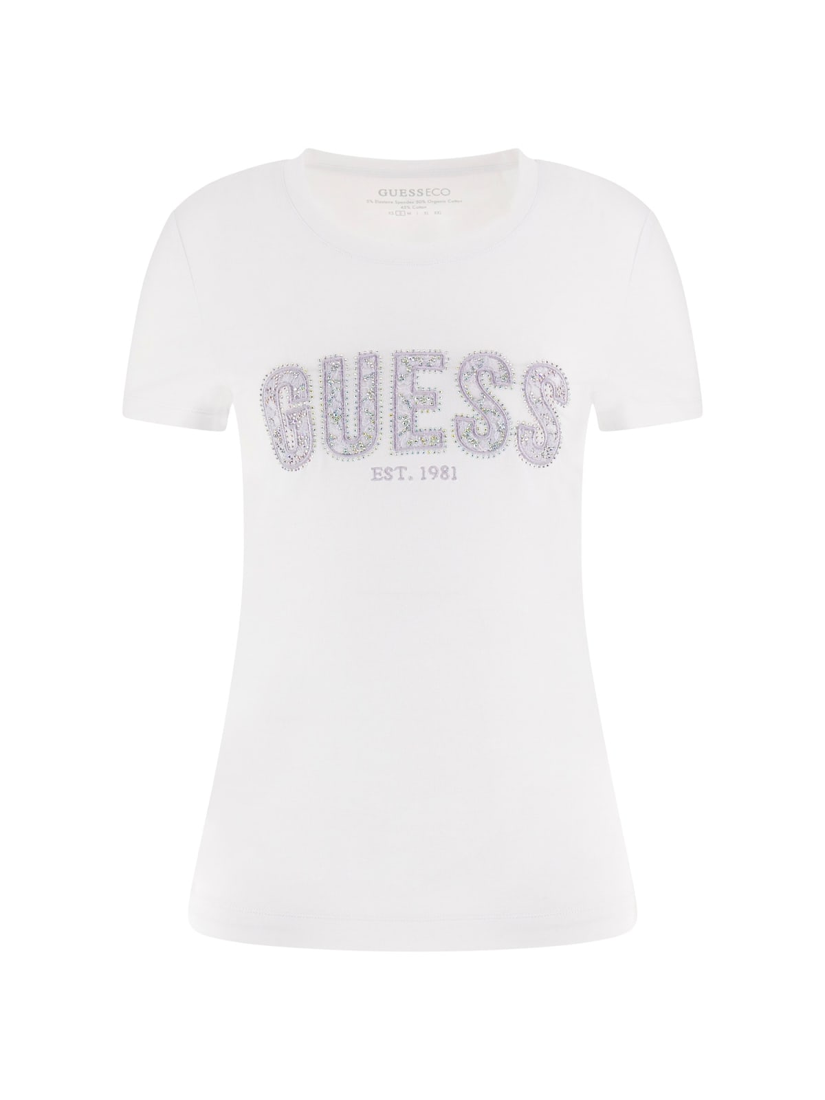 T-shirt with lace logo