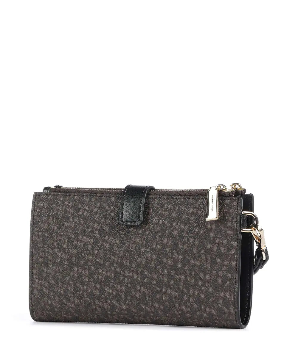Jet Set wallet with monogram