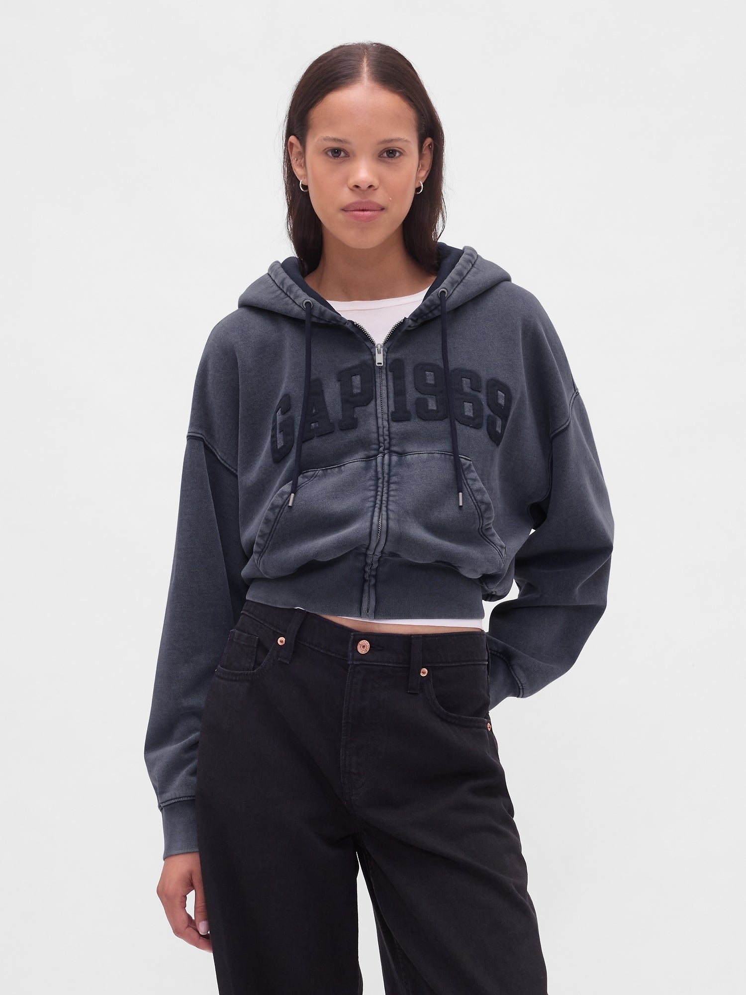 Logo Hoodie mit Zip