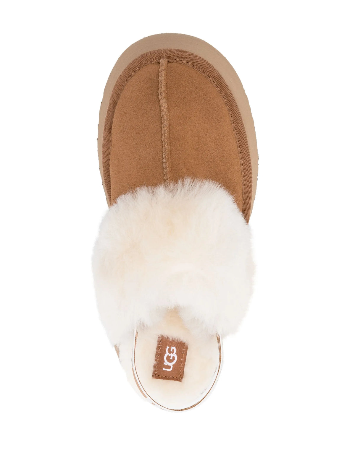 Funkette Plateau Slingback-Slipper