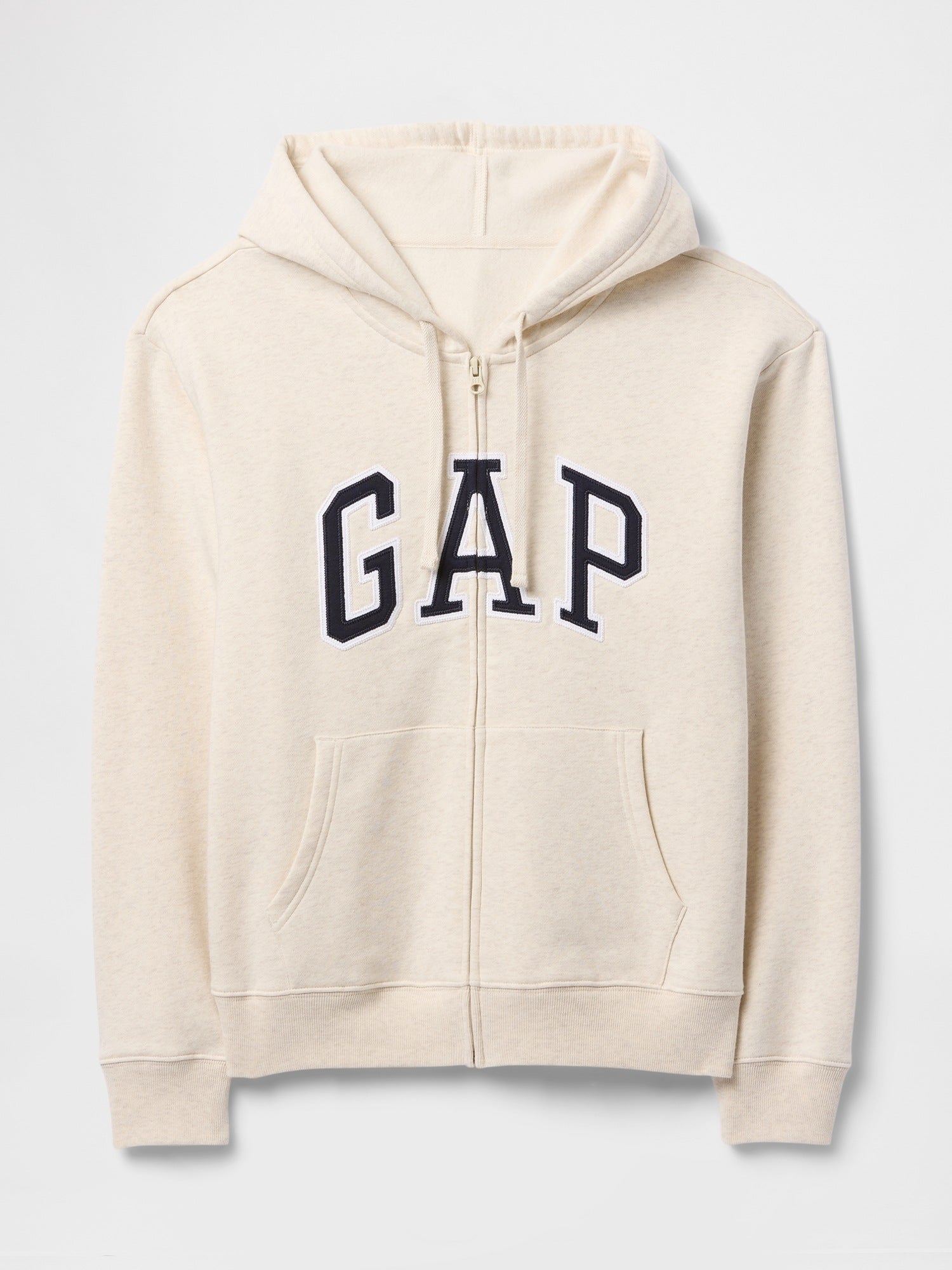 Kapuzensweatjacke mit Logo