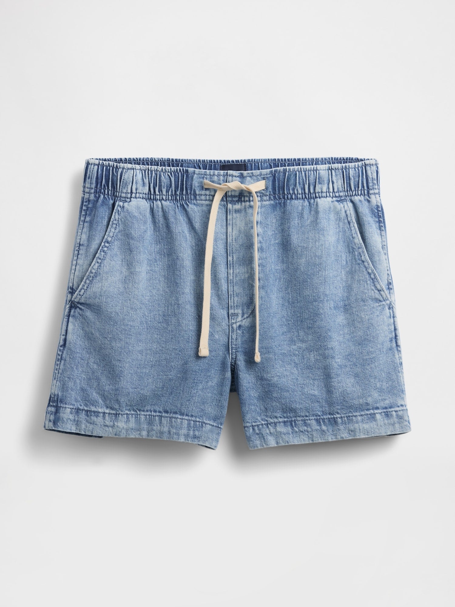 Jeansshorts mit Gummibund