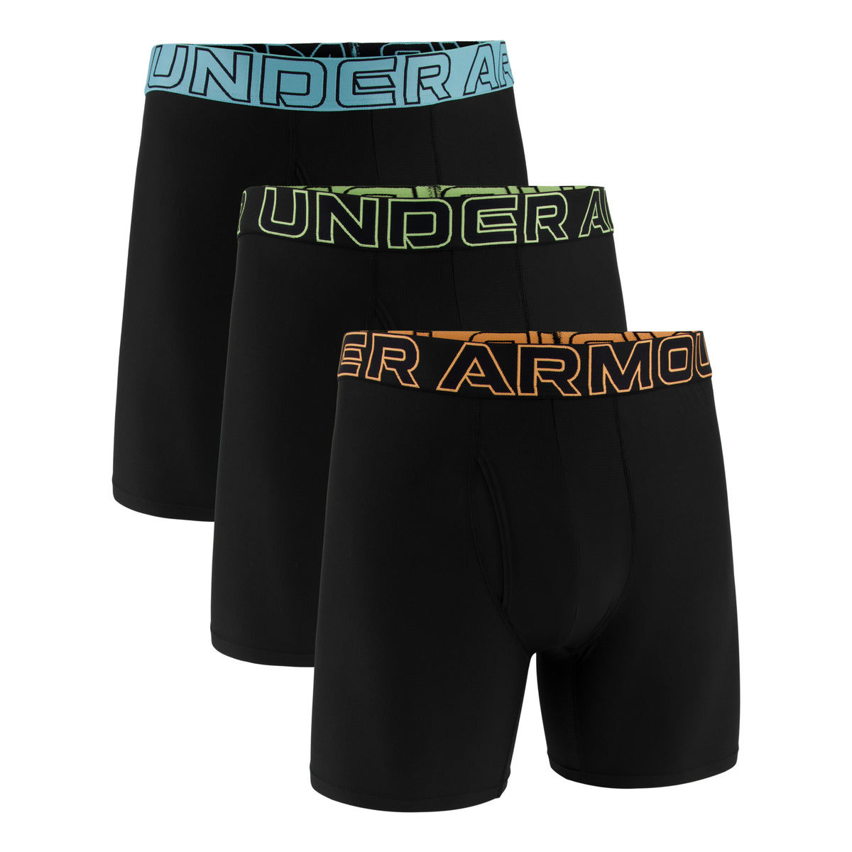 Ua Performance Tech - Solid 6in - 3pk