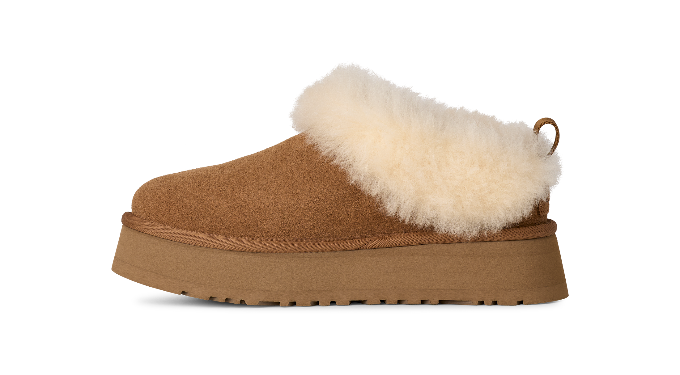 Tazelle flat mules with platform 