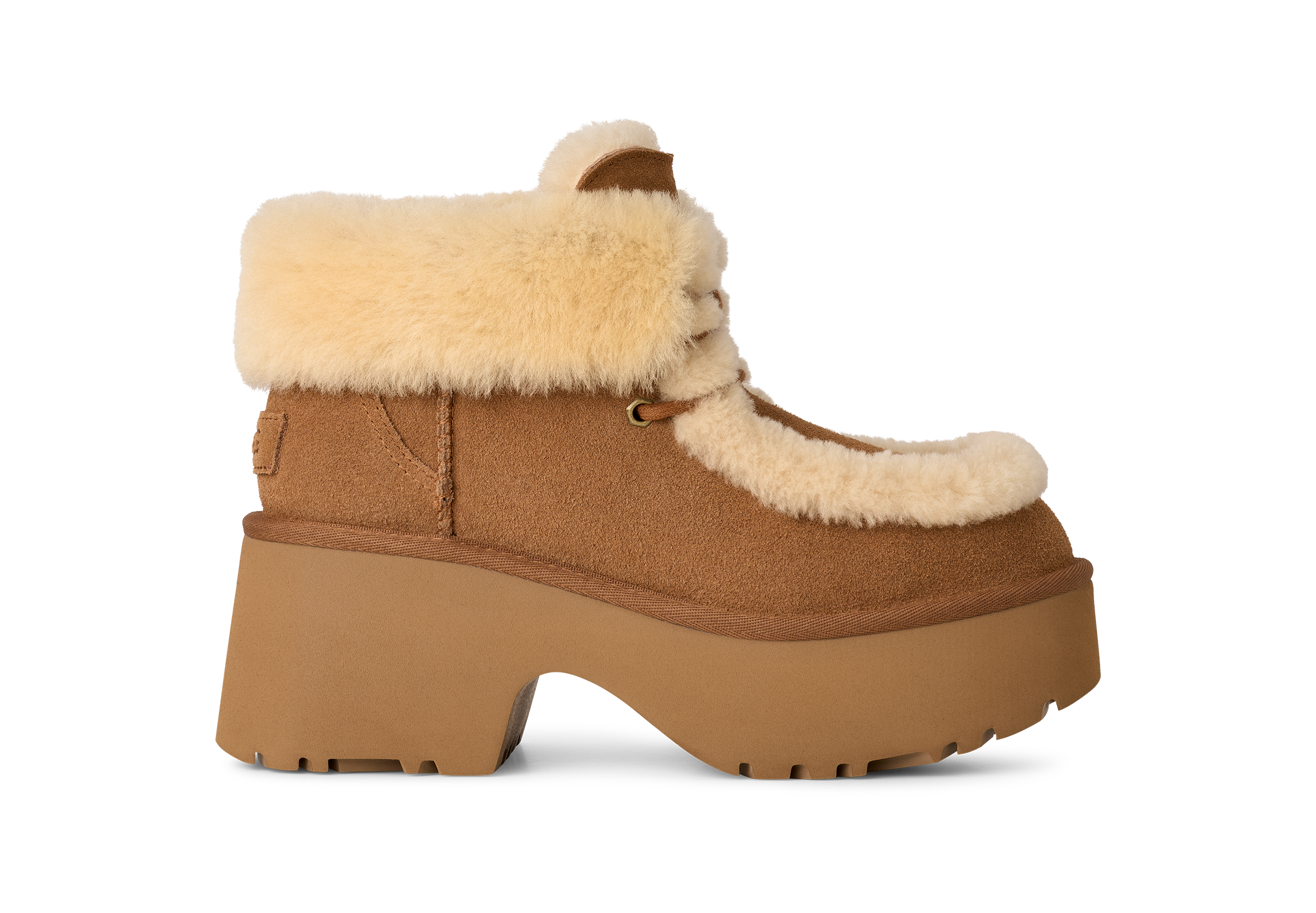 Esmee lace-up boots with platform