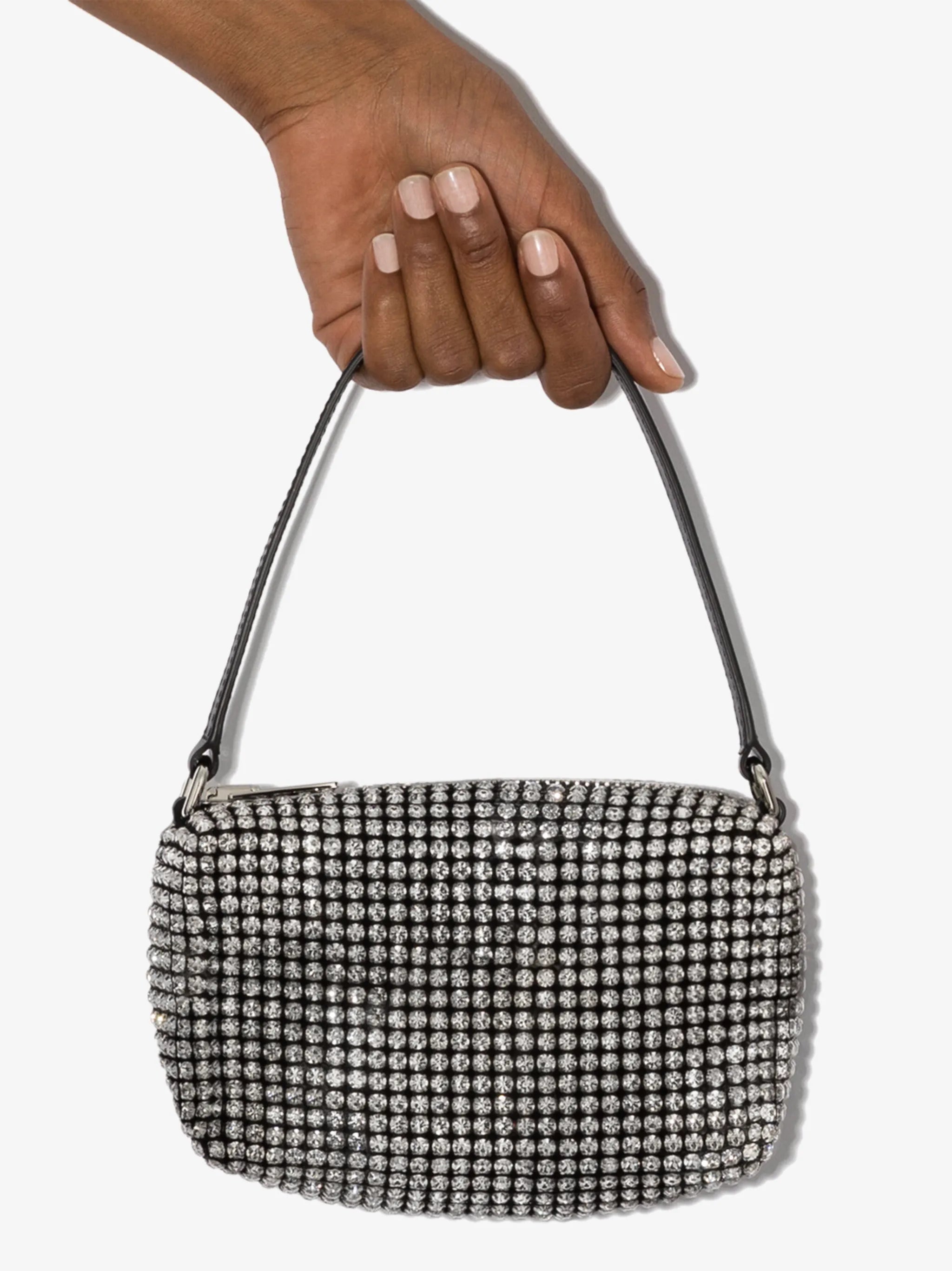 Wangloc Clutch mit Strass