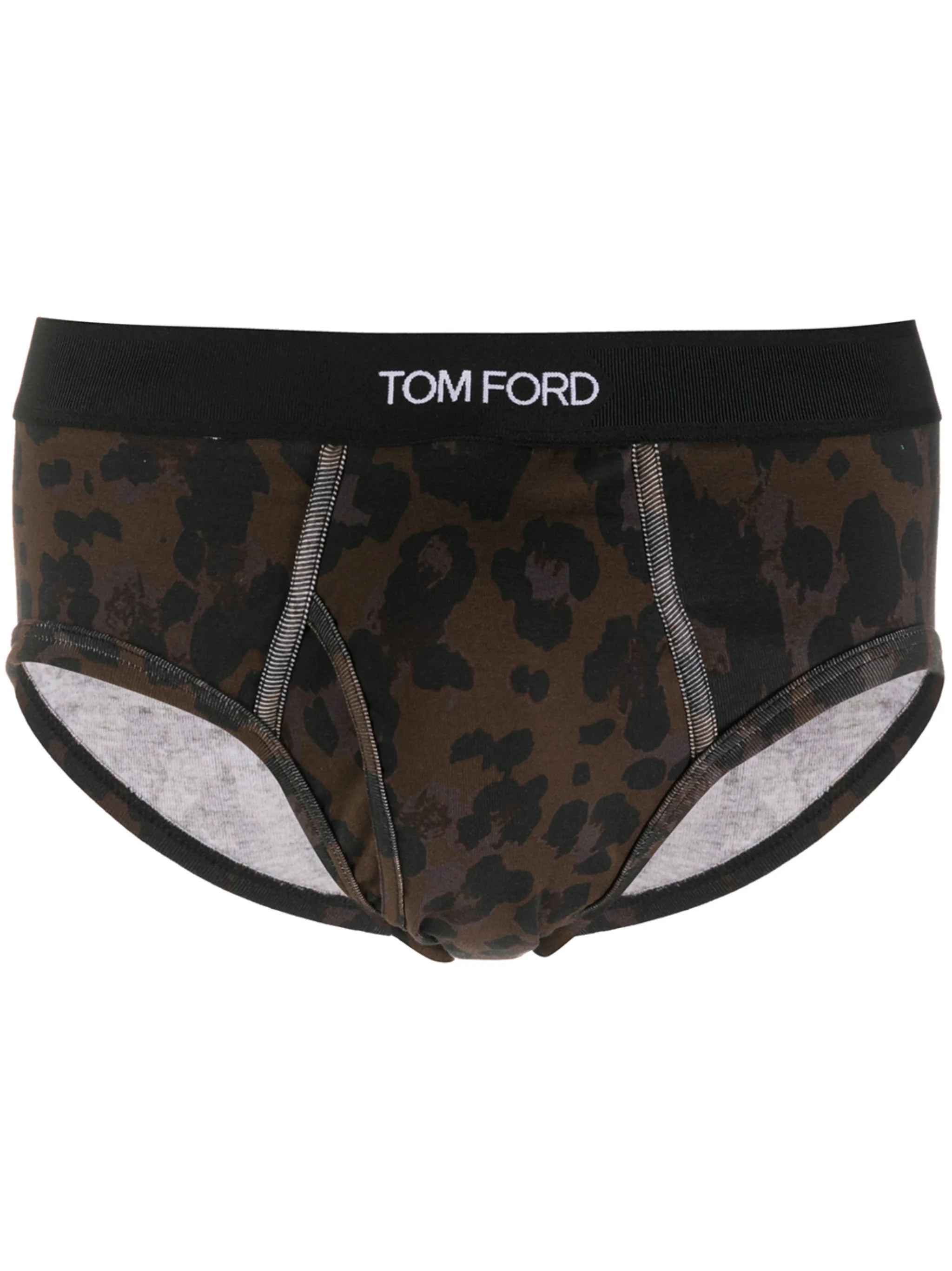 Slip mit Leoparden-Print