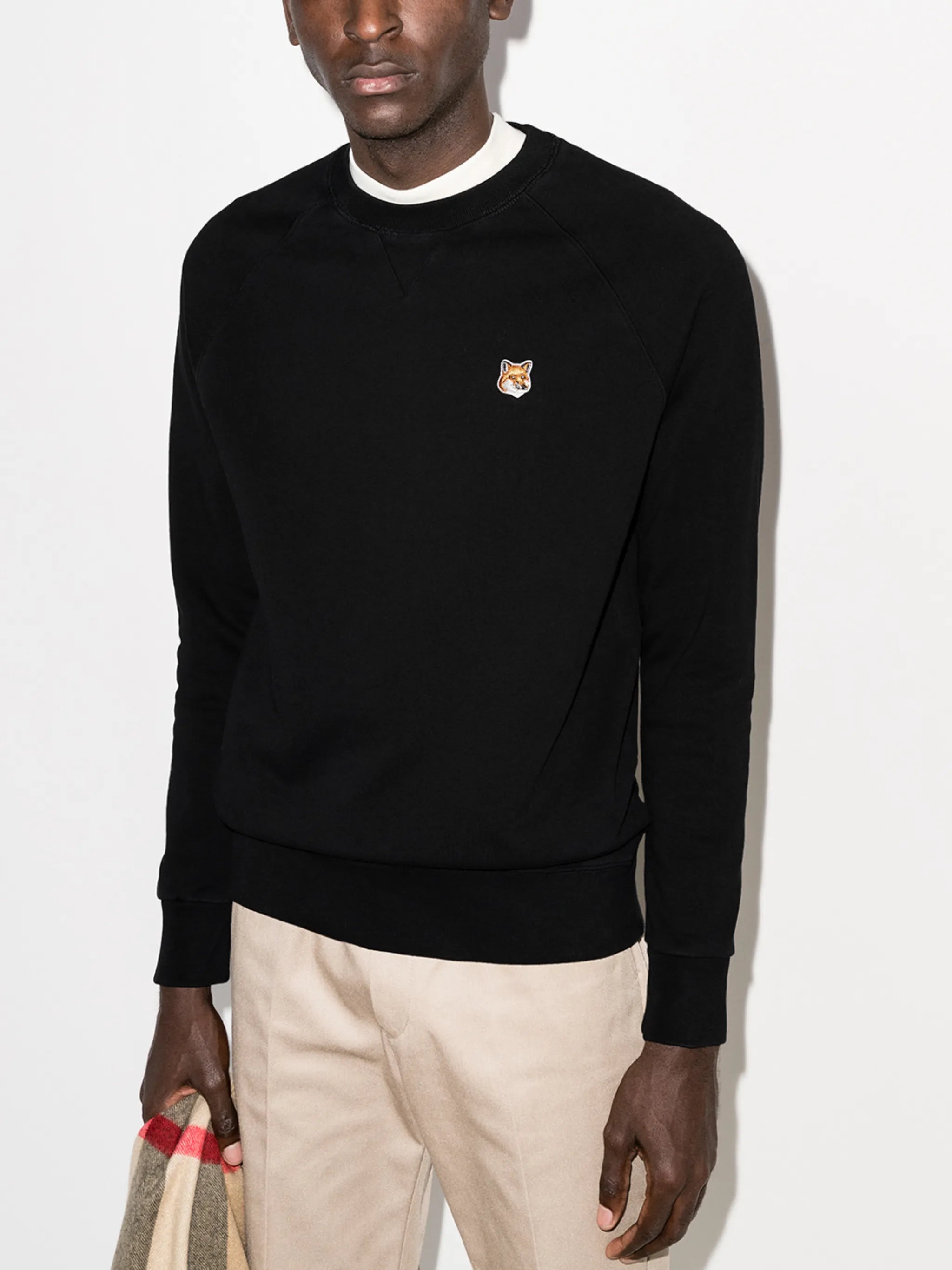 Sweatshirt mit Fuchs-Patch