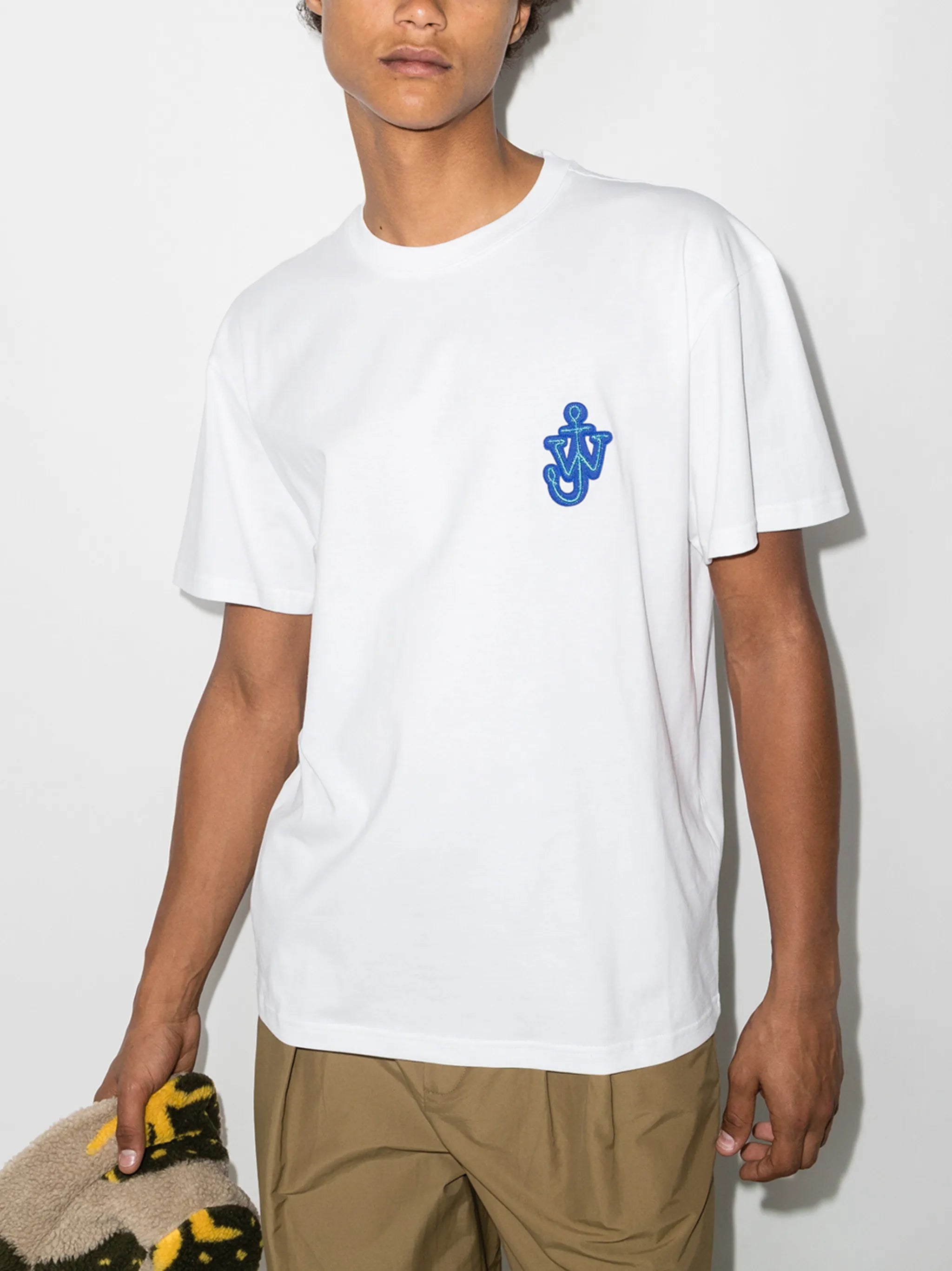 T-Shirt mit Anker-Patch