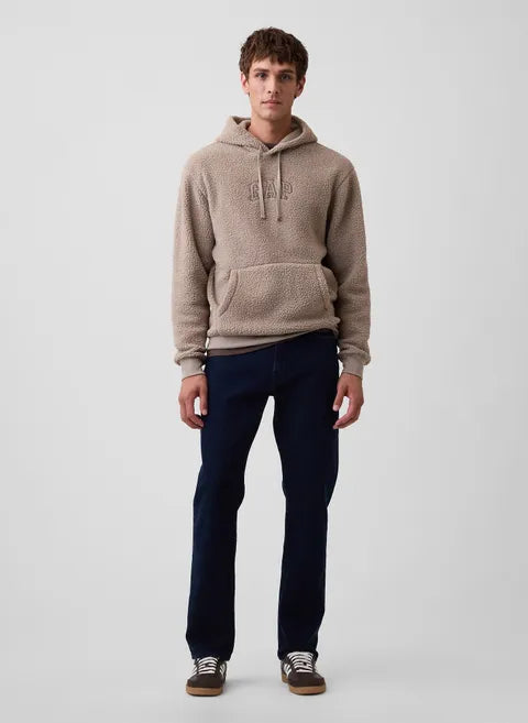 Herren Sherpa-Hoodie mit Logo