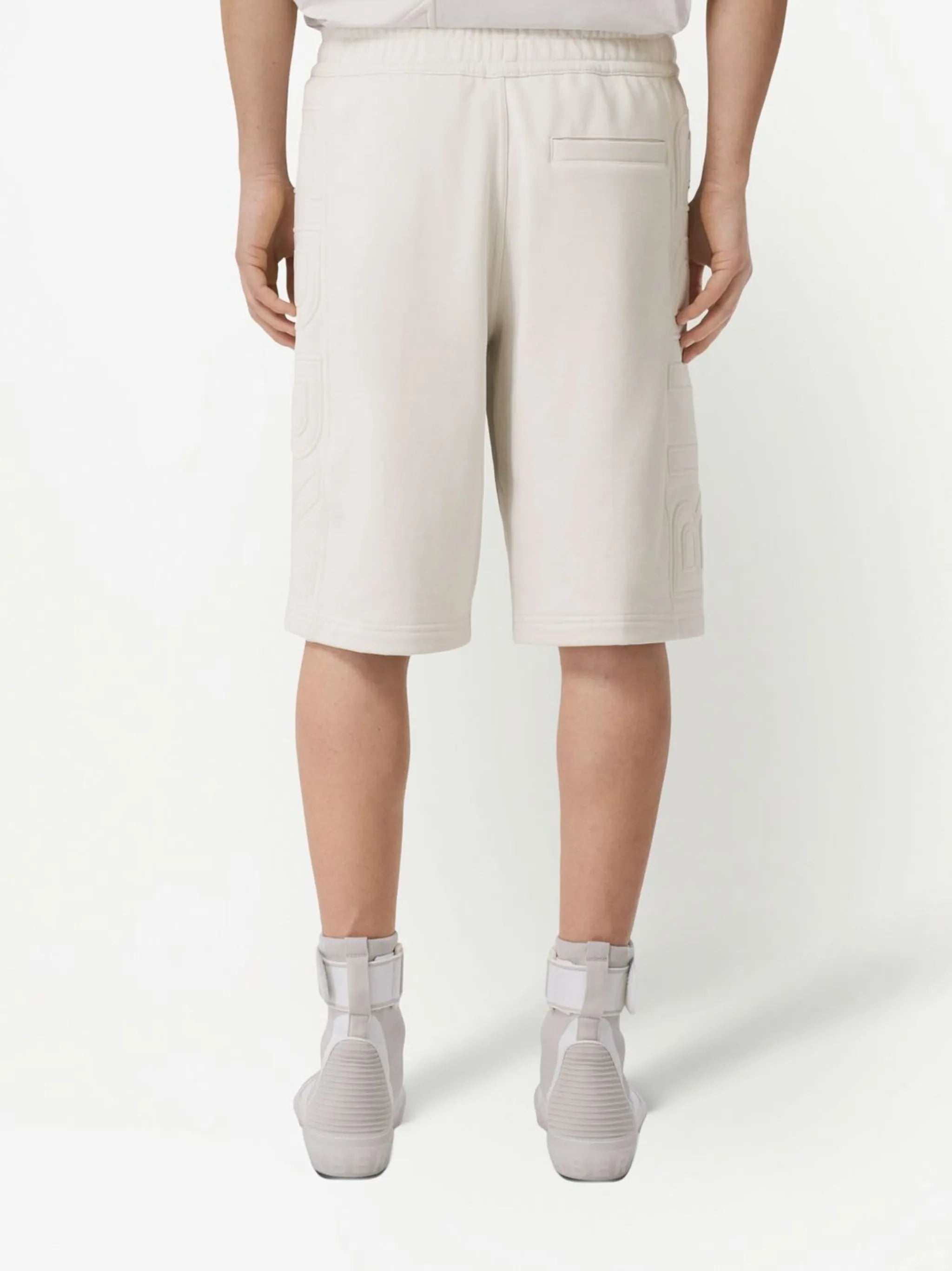 Joggingshorts mit Logo-Prägung