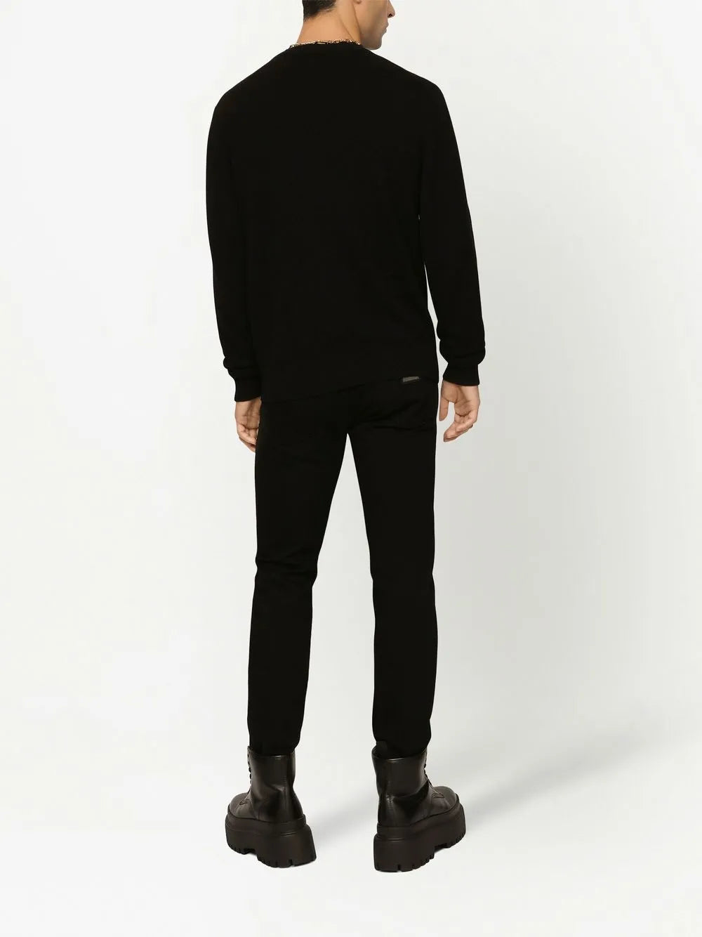 Slim-Fit-Jeans mit Logo-Applikation
