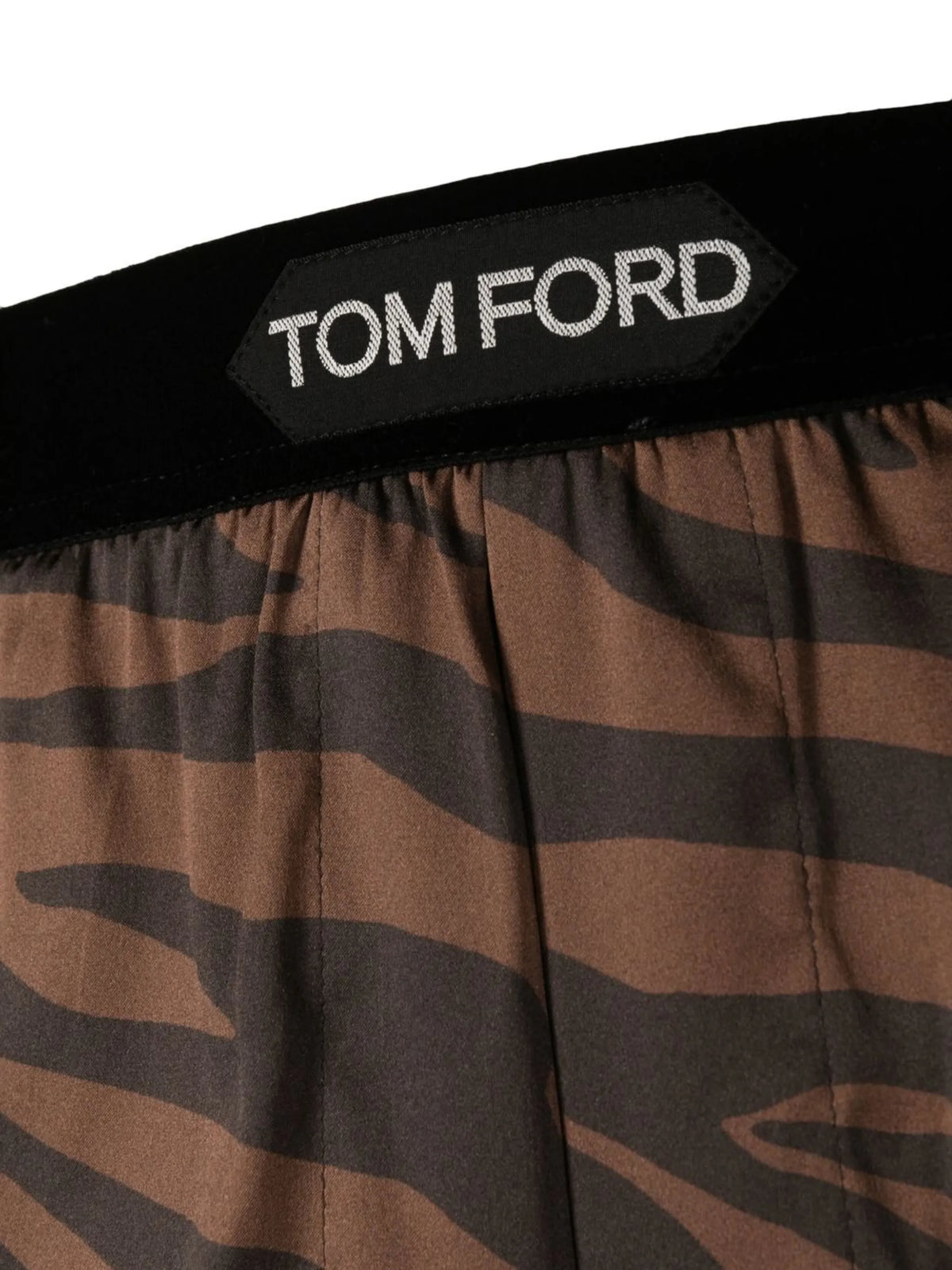 Boxershorts aus Seide mit Print
