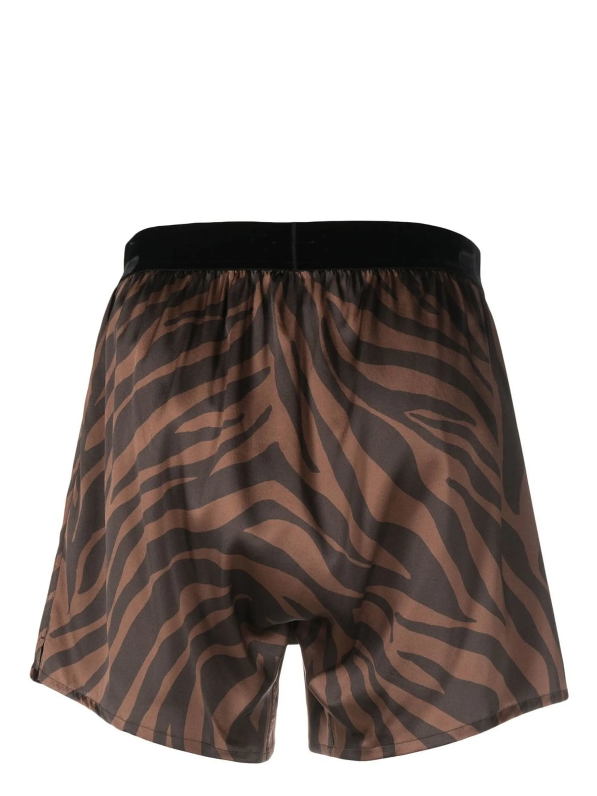 Boxershorts aus Seide mit Print