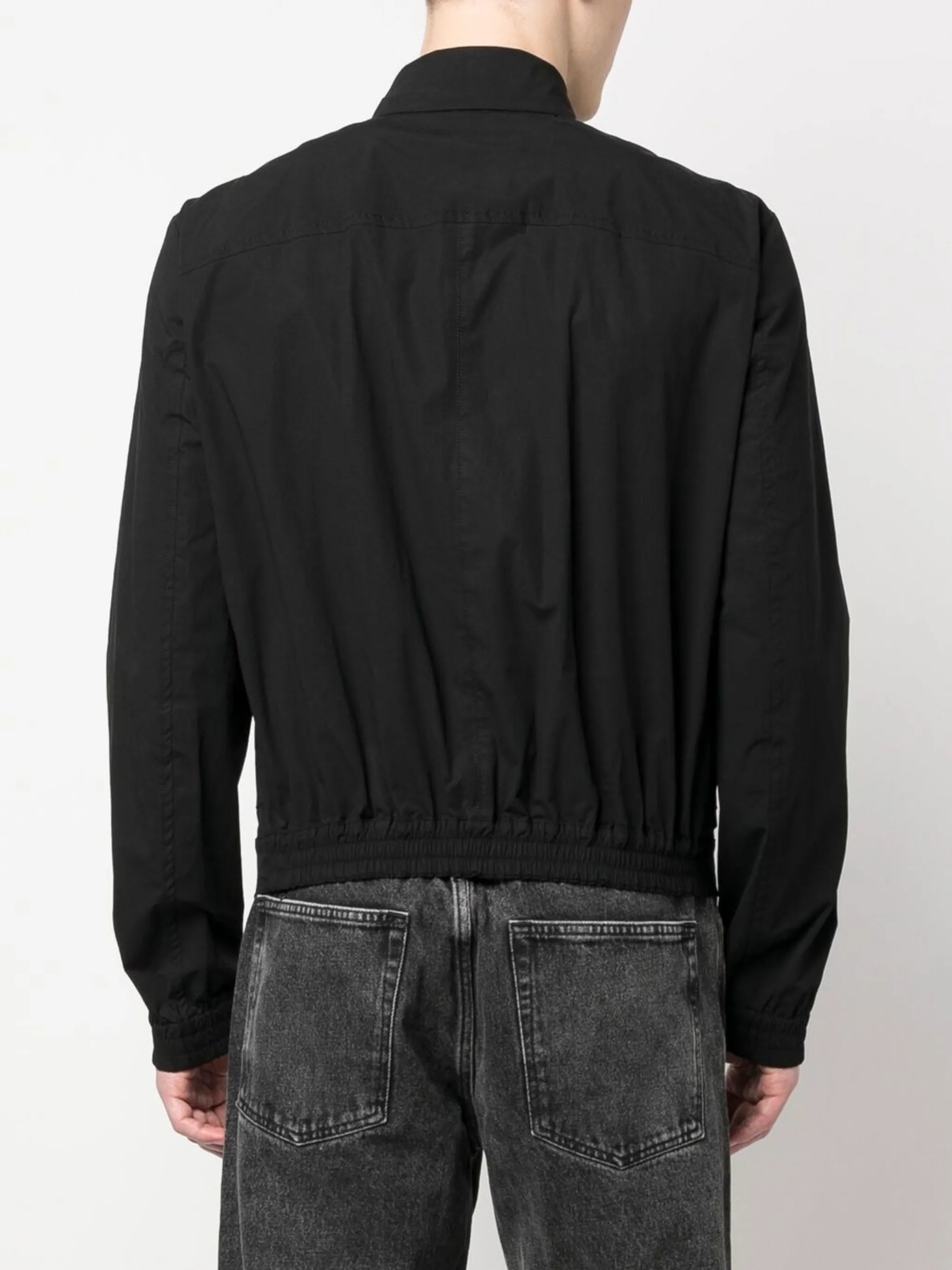 Hemdjacke mit Logo-Print