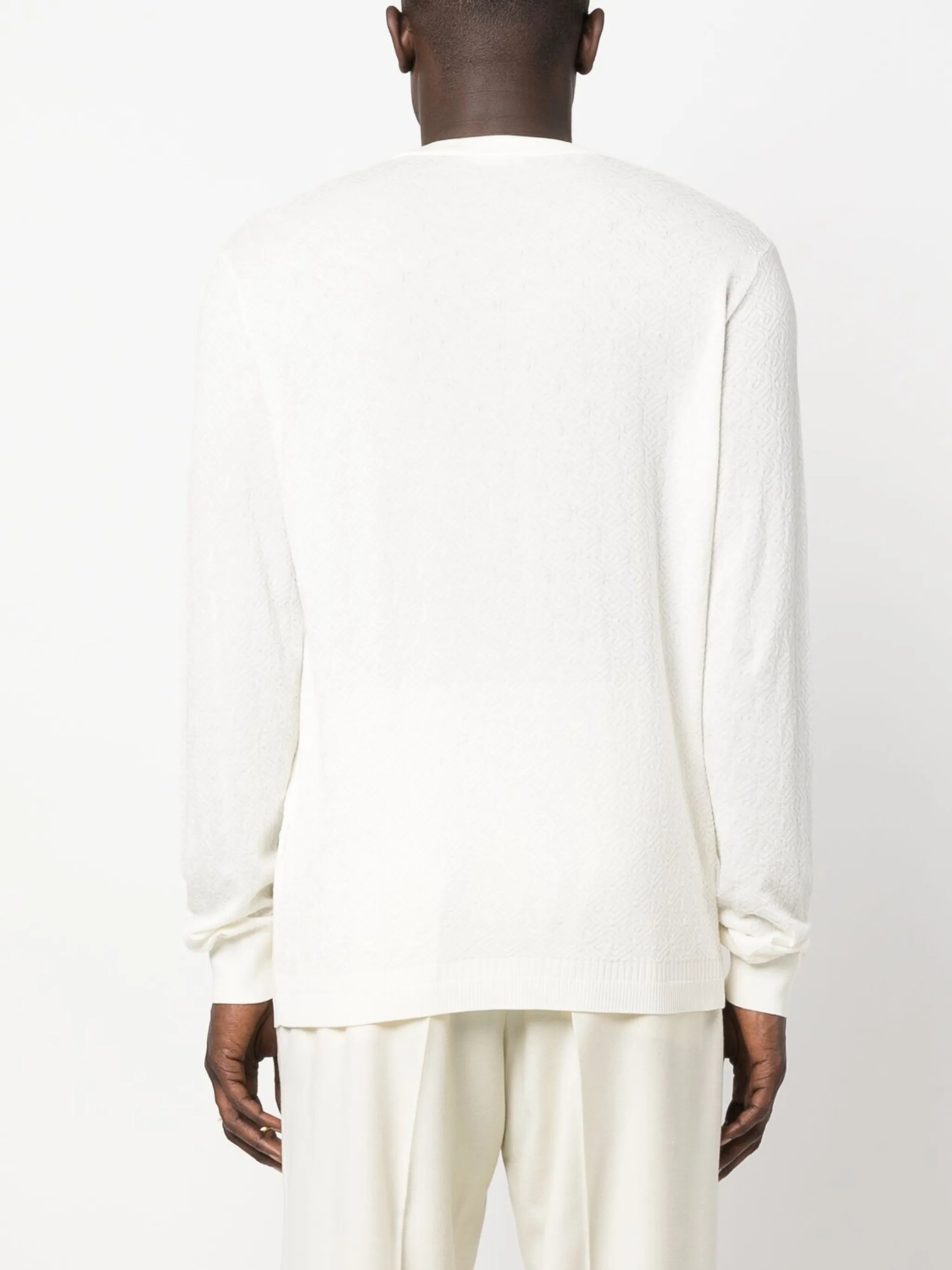 Pullover mit La Greca-Muster