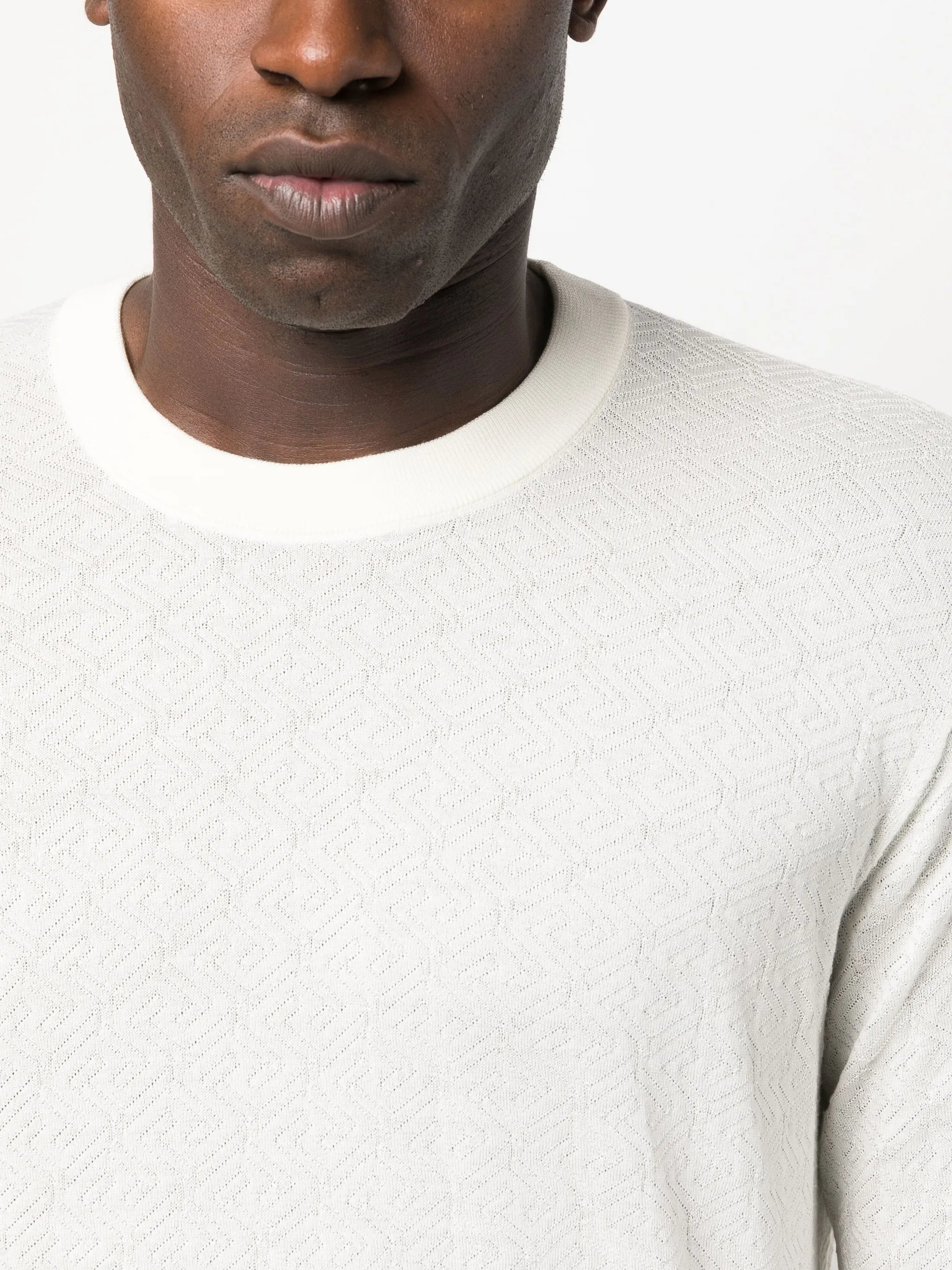 Pullover mit La Greca-Muster