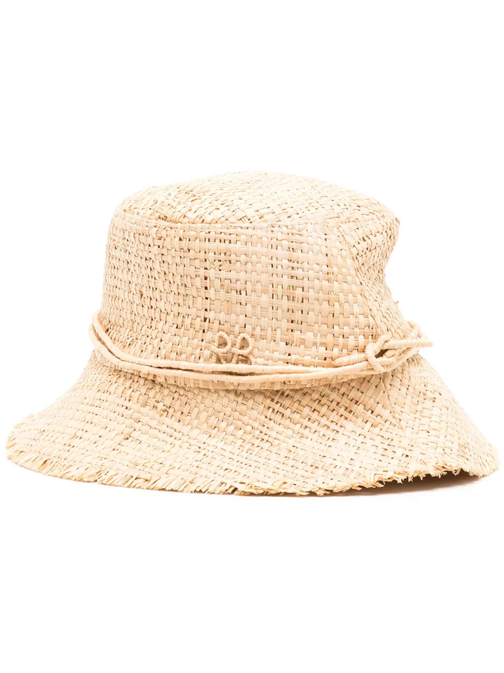 Bucket hat with logo patch