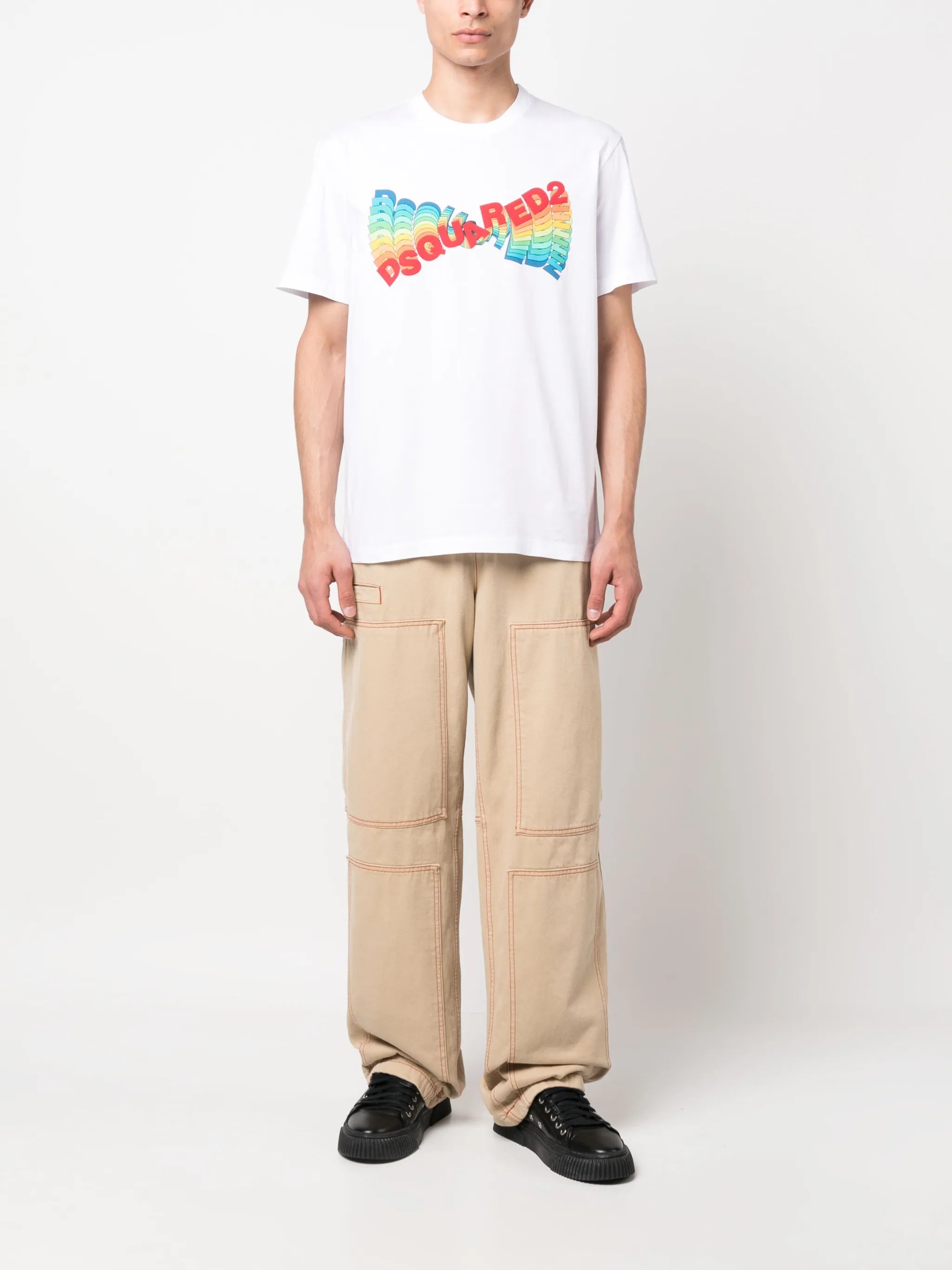T-Shirt mit Logo-Print