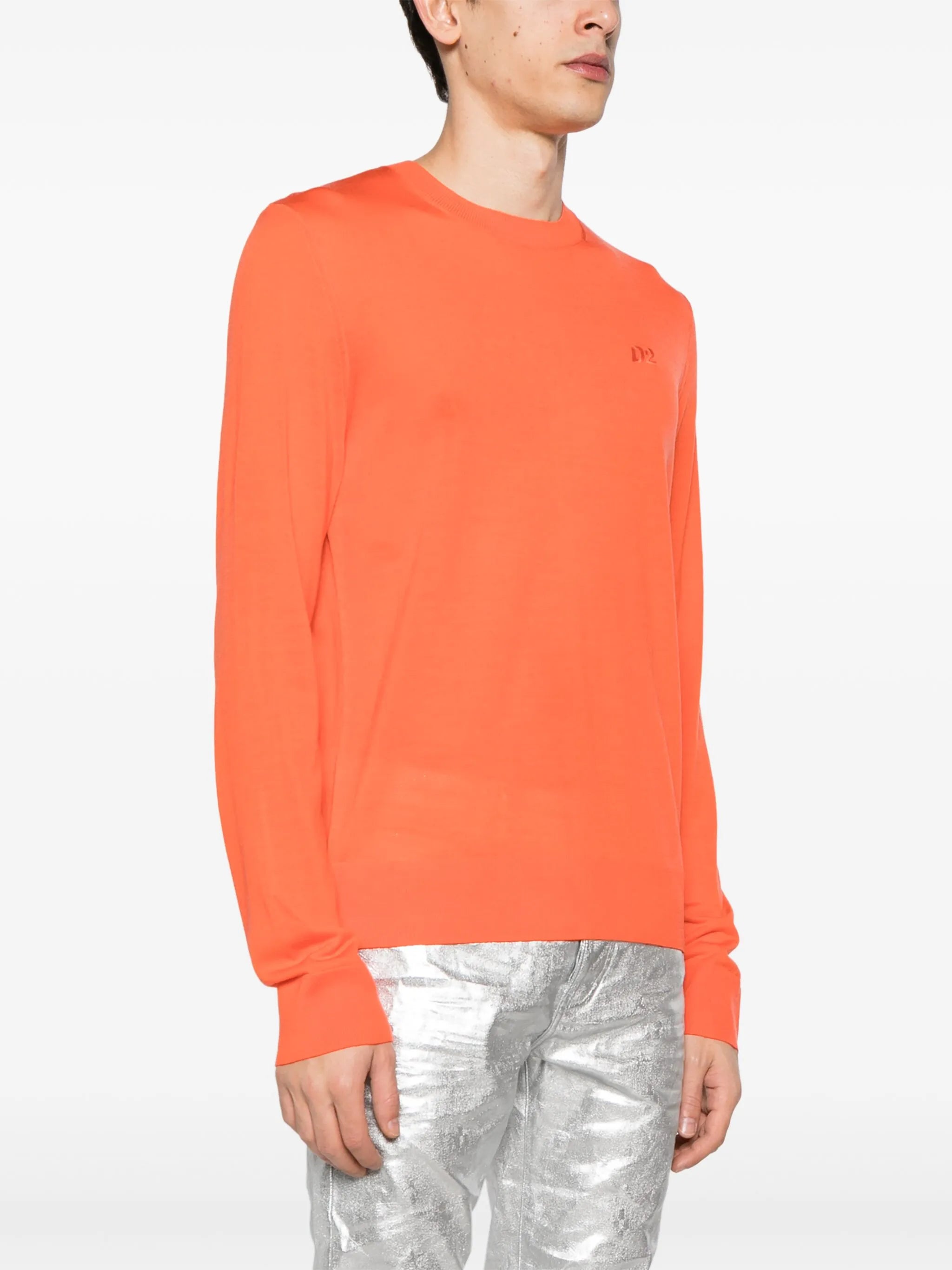 Pullover mit Logo-Stickerei