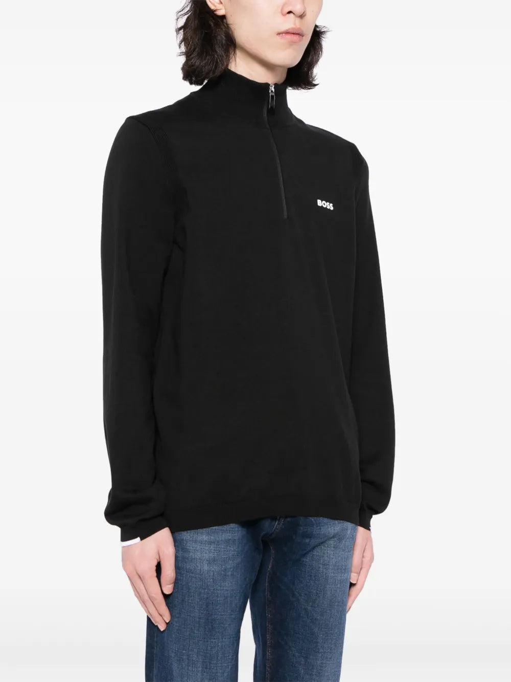 Pullover mit Stehkragen