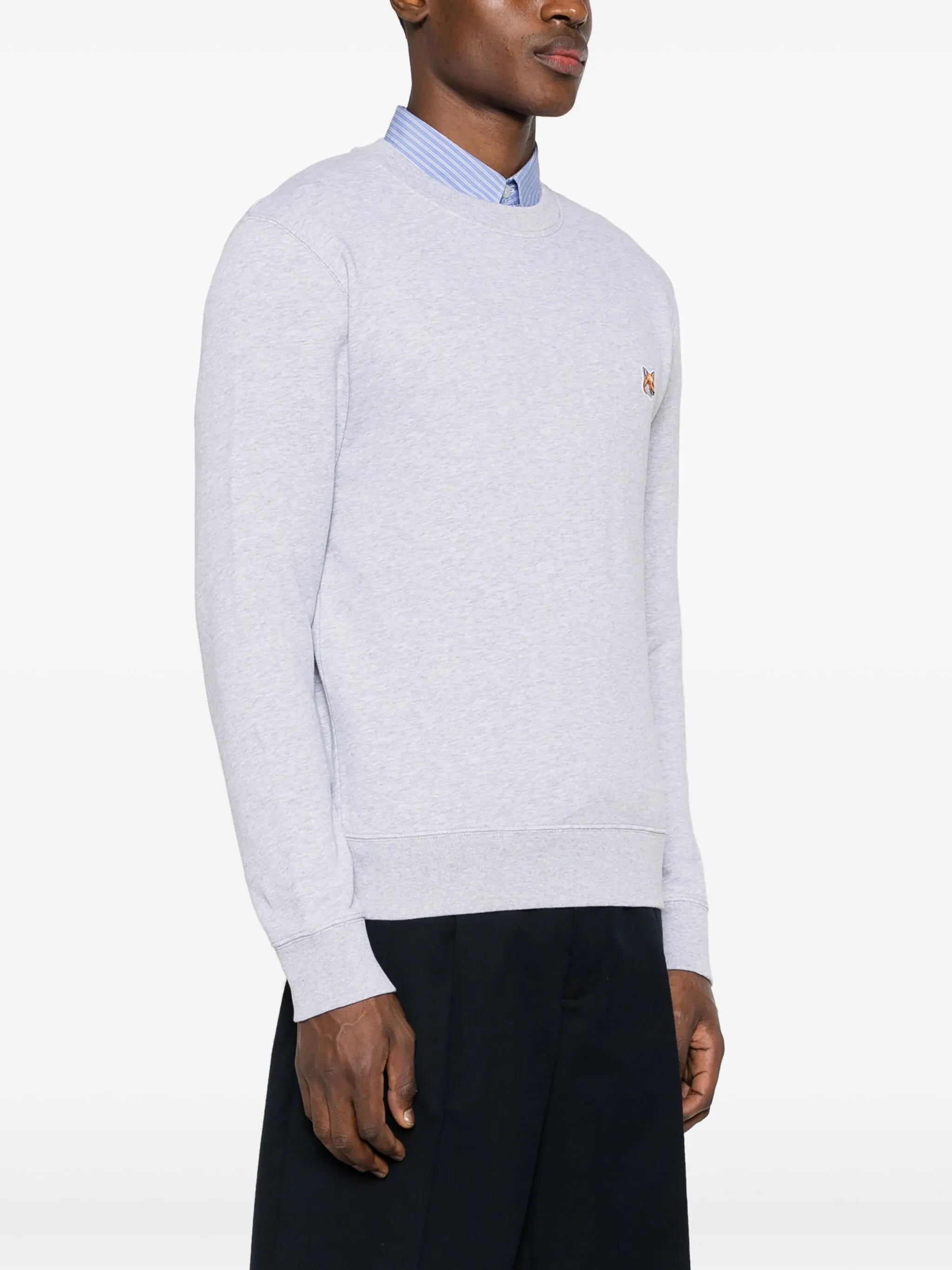 Sweatshirt mit Logo-Applikation