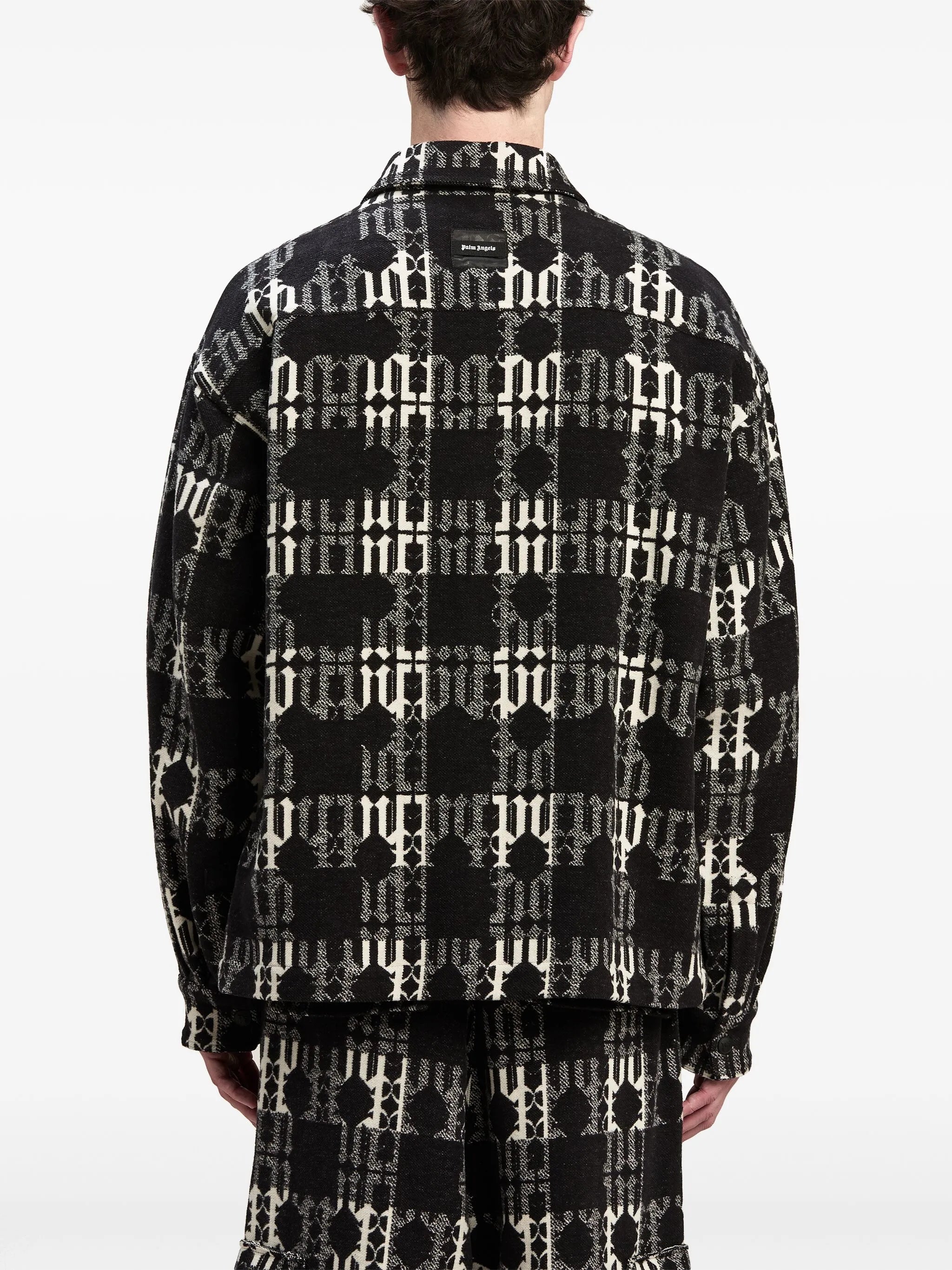 Shirt with monogram pattern