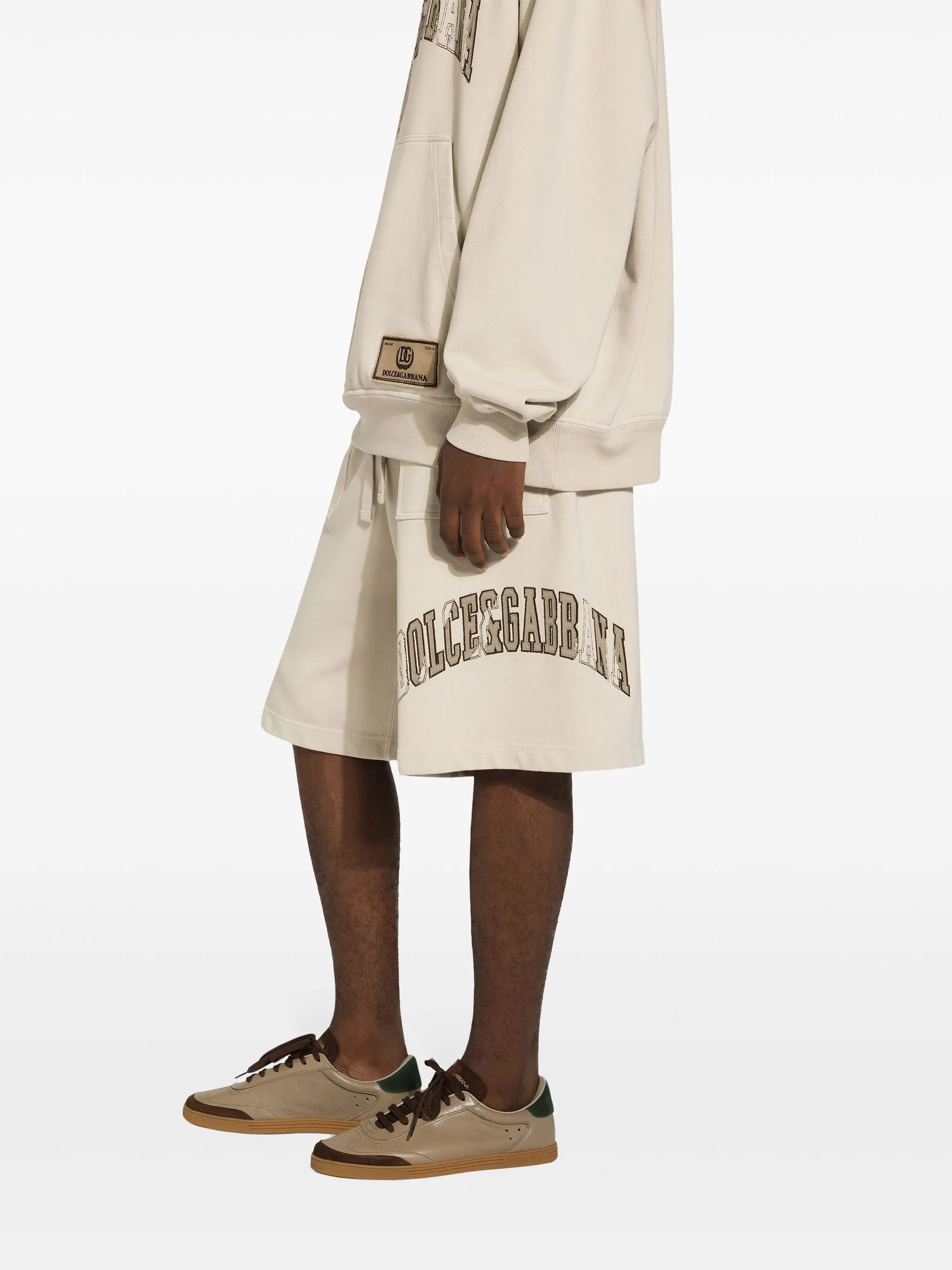Joggingshorts mit Logo-Stickerei