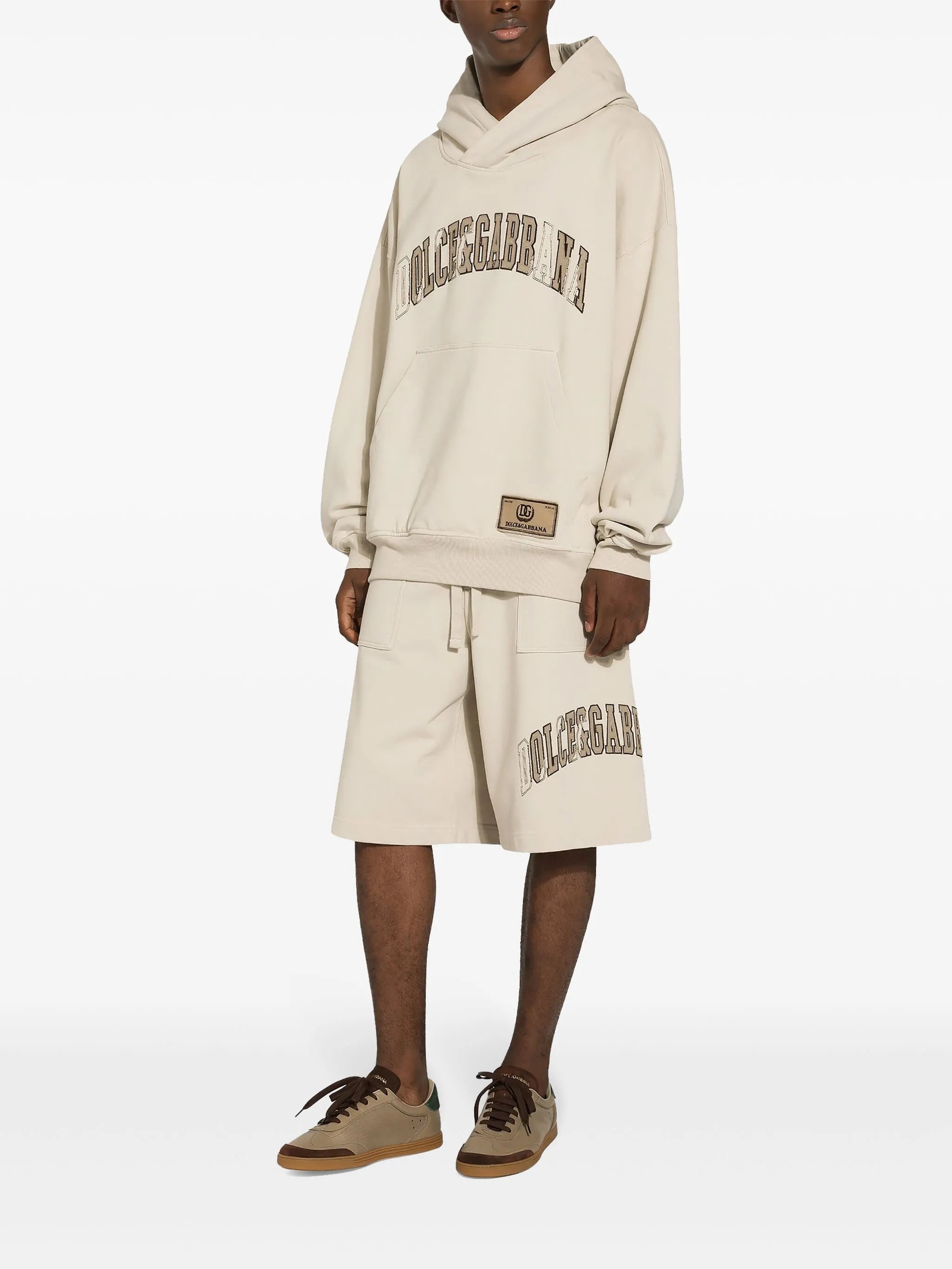 Joggingshorts mit Logo-Stickerei