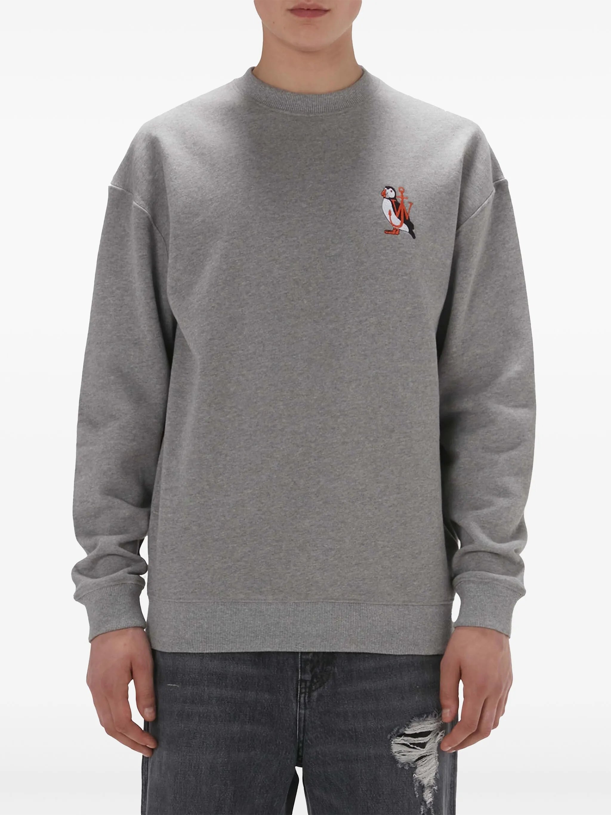 Puffin Sweatshirt mit tiefen Schultern