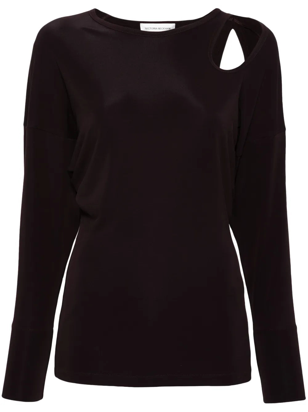 Jersey-Top mit Cut-Outs