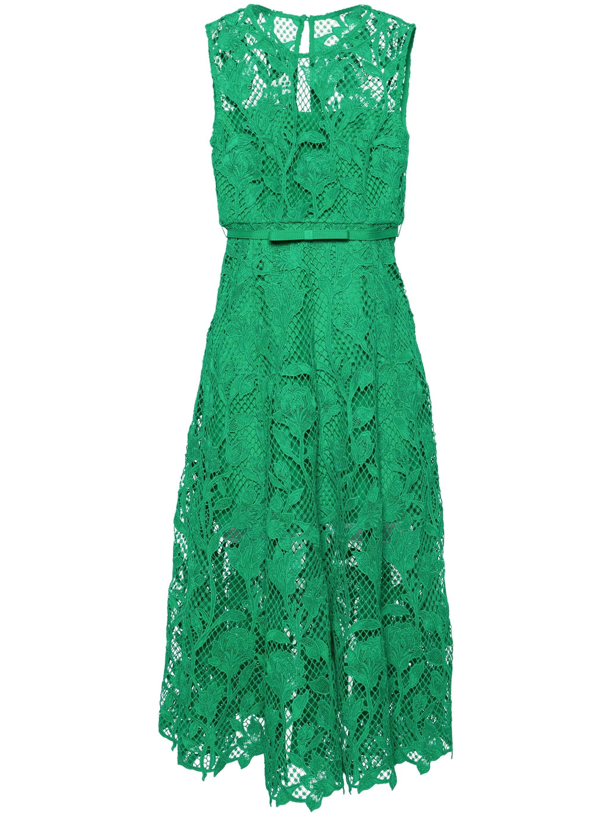 Kleid mit Guipure-Spitze
