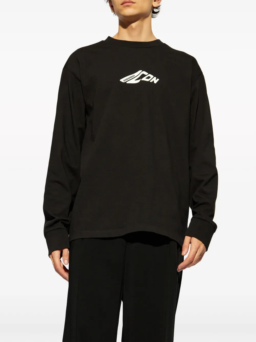 Langarmshirt mit Logo-Print