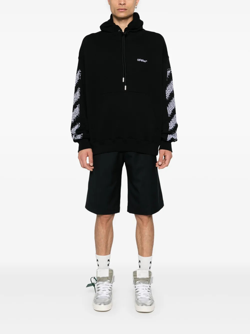 Pixel Diagonal Skate Hoodie