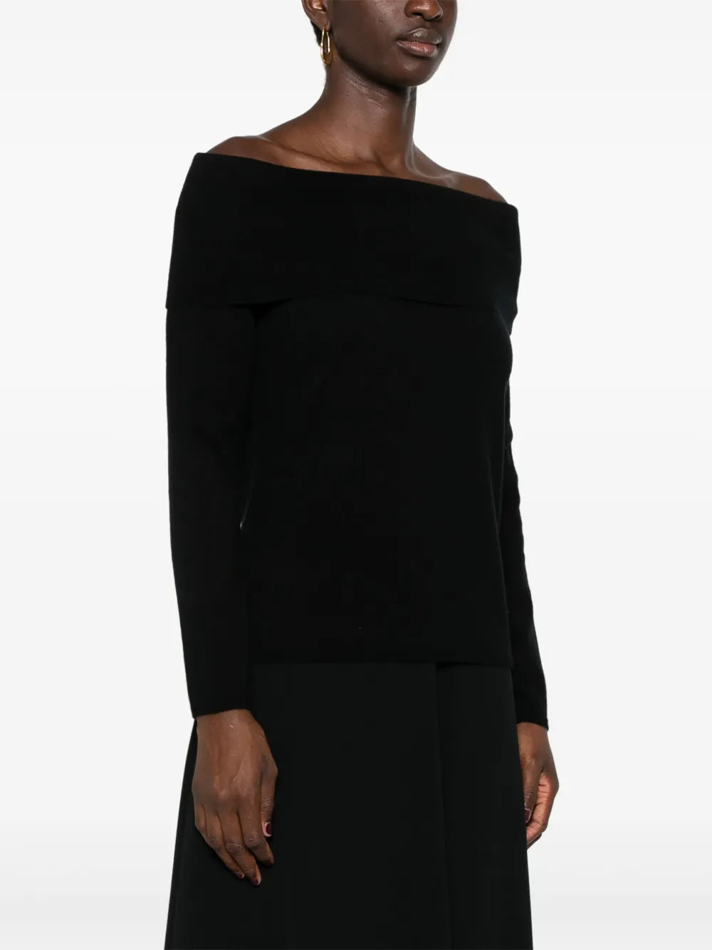 Off-the-shoulder sweater