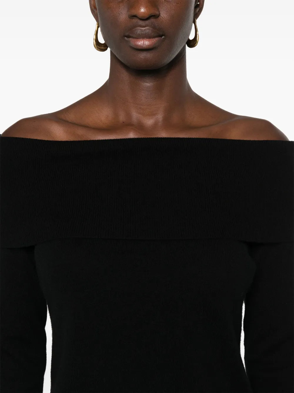 Off-the-shoulder sweater