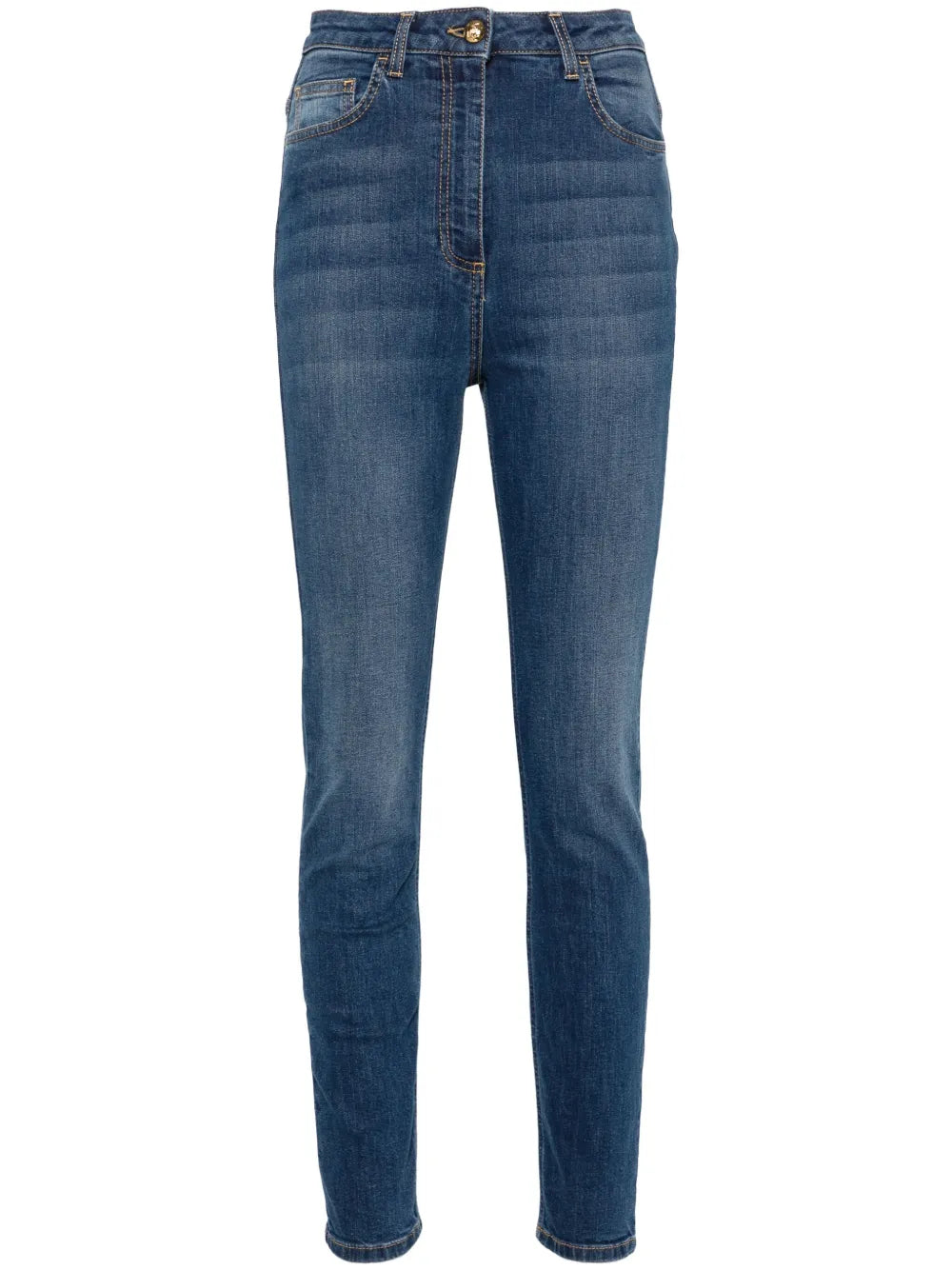 Skinny-Jeans mit Logo
