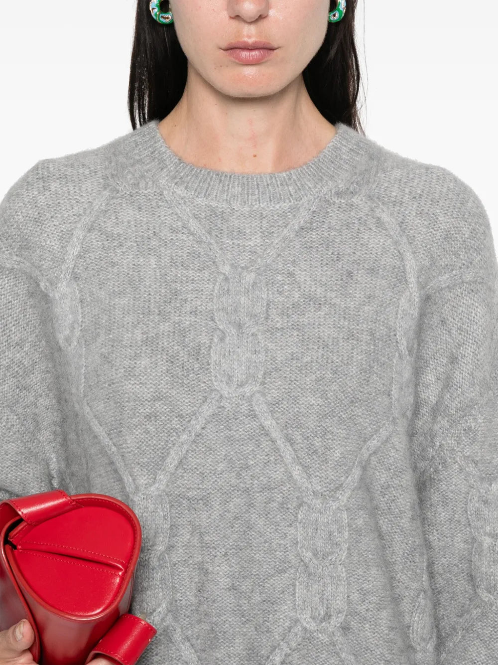 Sweater with mottled effect