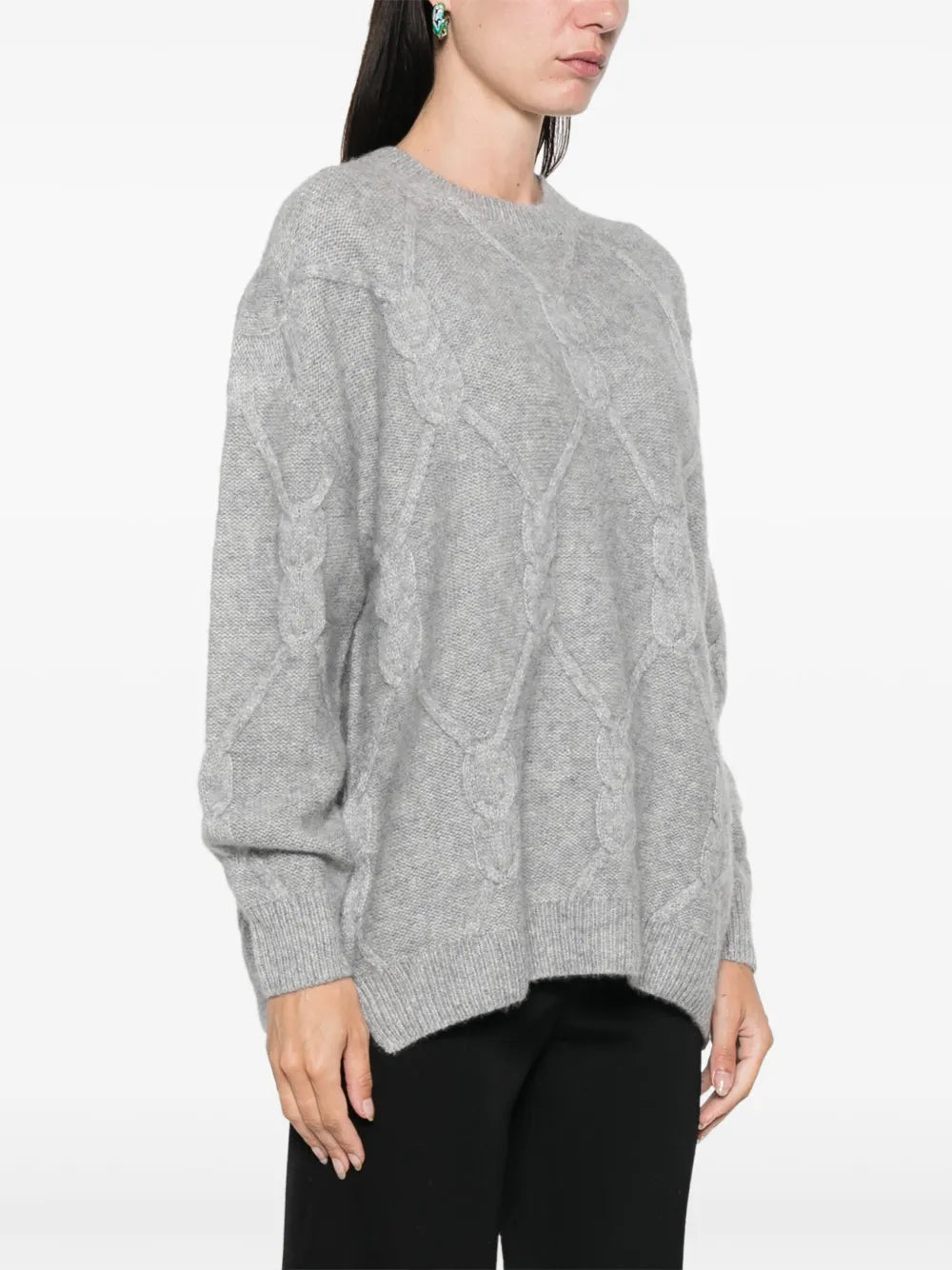 Sweater with mottled effect