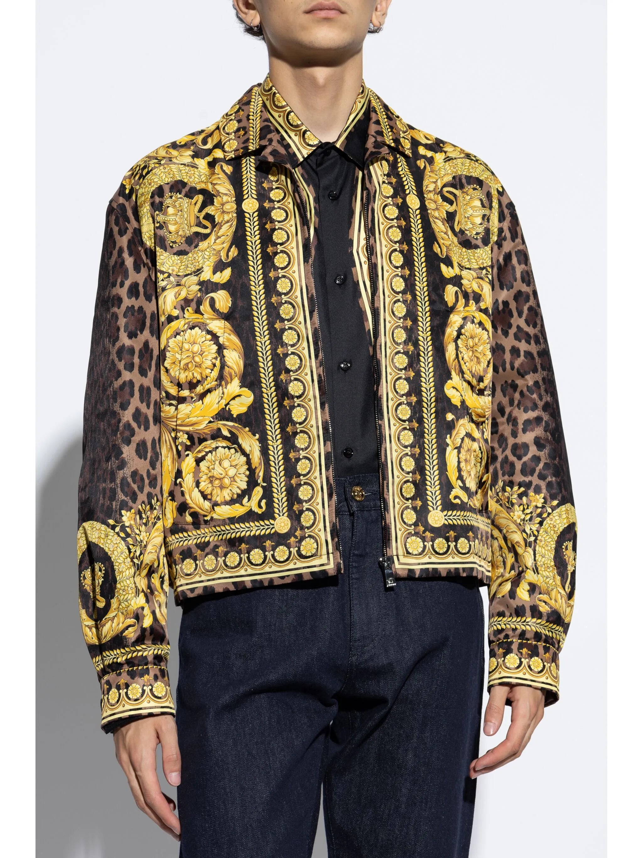 Hemdjacke mit Barocco-Print