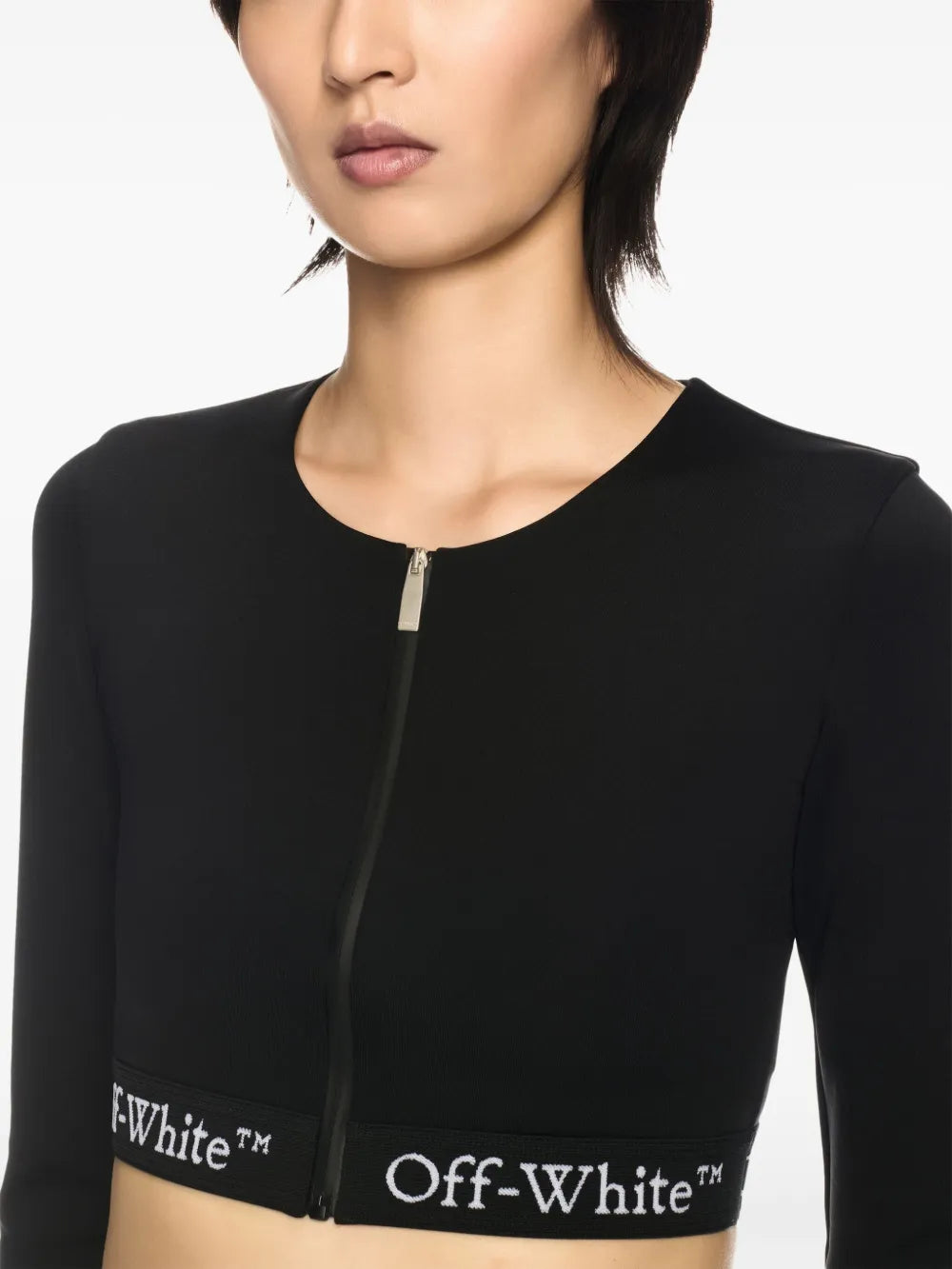 Cropped-Top mit Logo