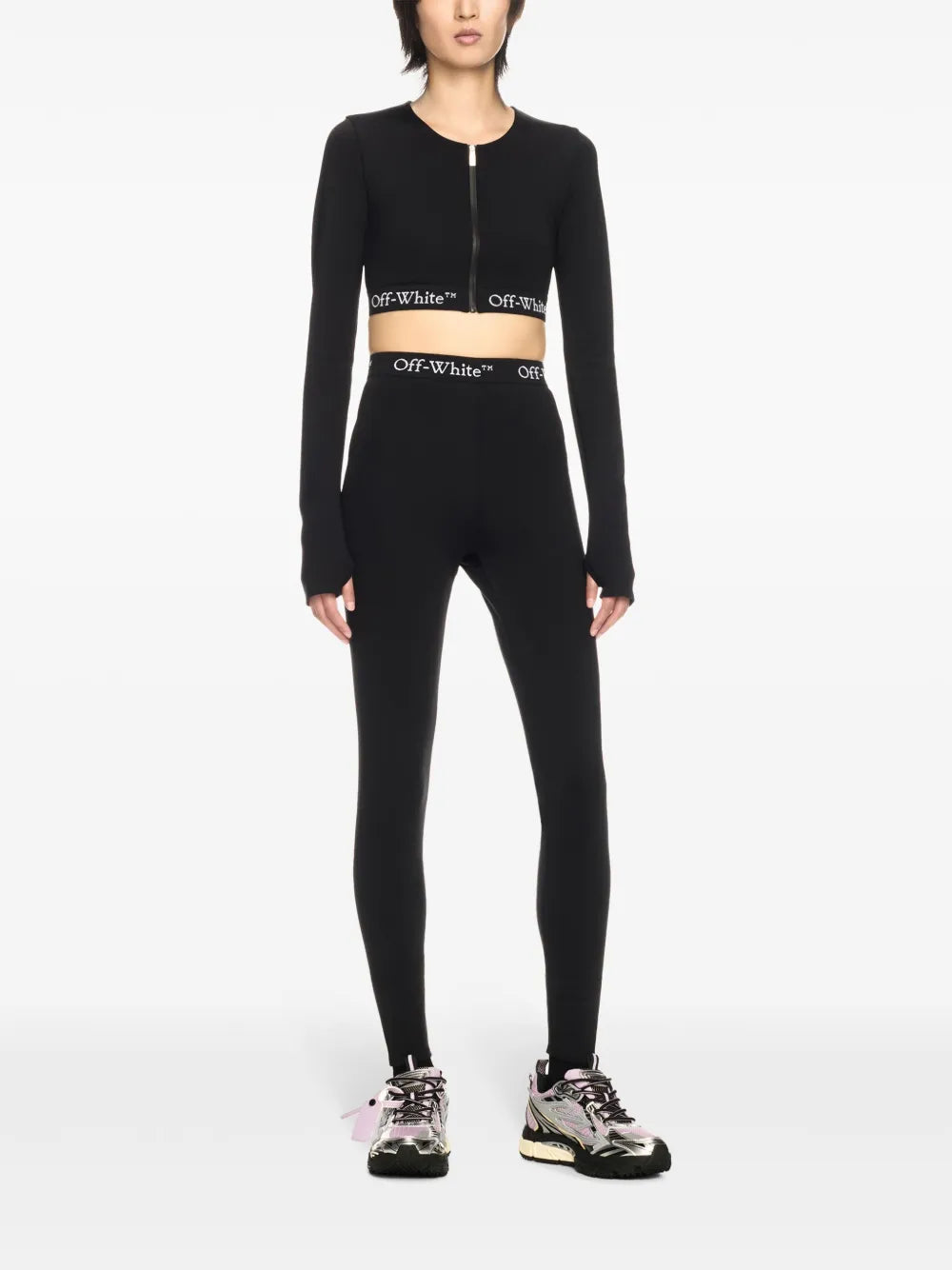 Cropped-Top mit Logo