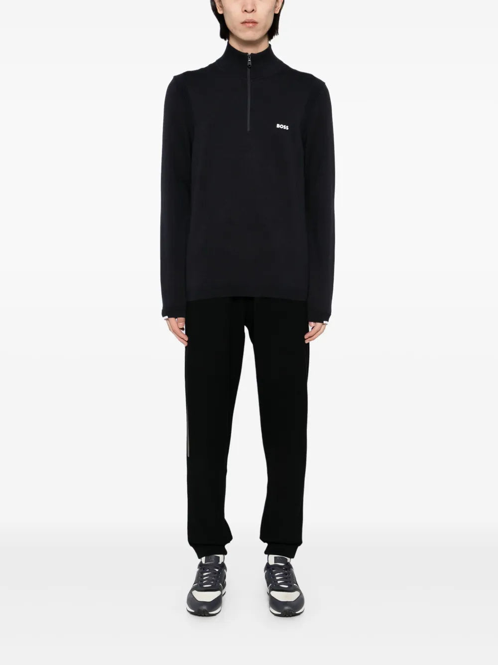 Pullover mit Stehkragen