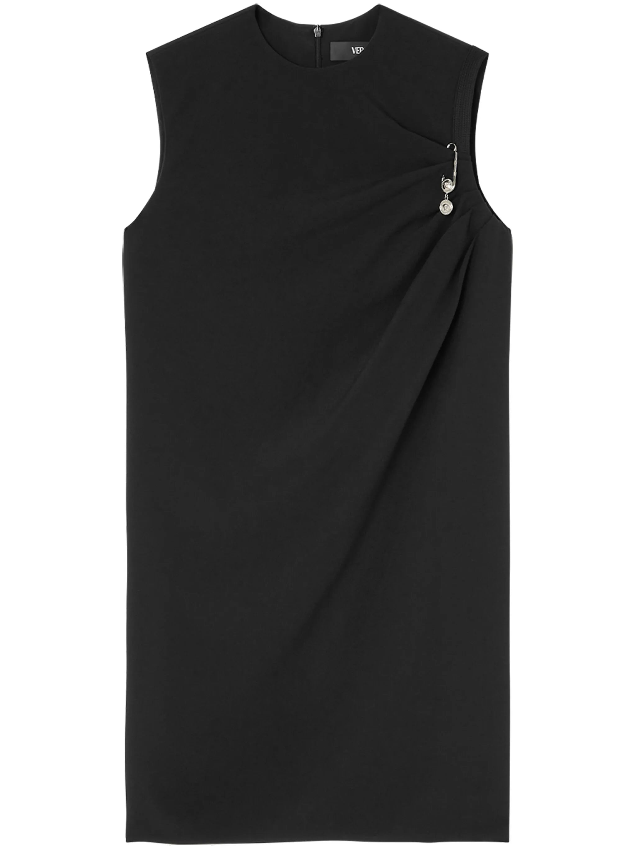 Minikleid mit Sicherheitsnadel