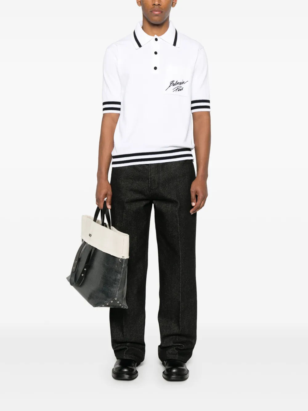 Poloshirt mit ikonischer Logo-Stickerei